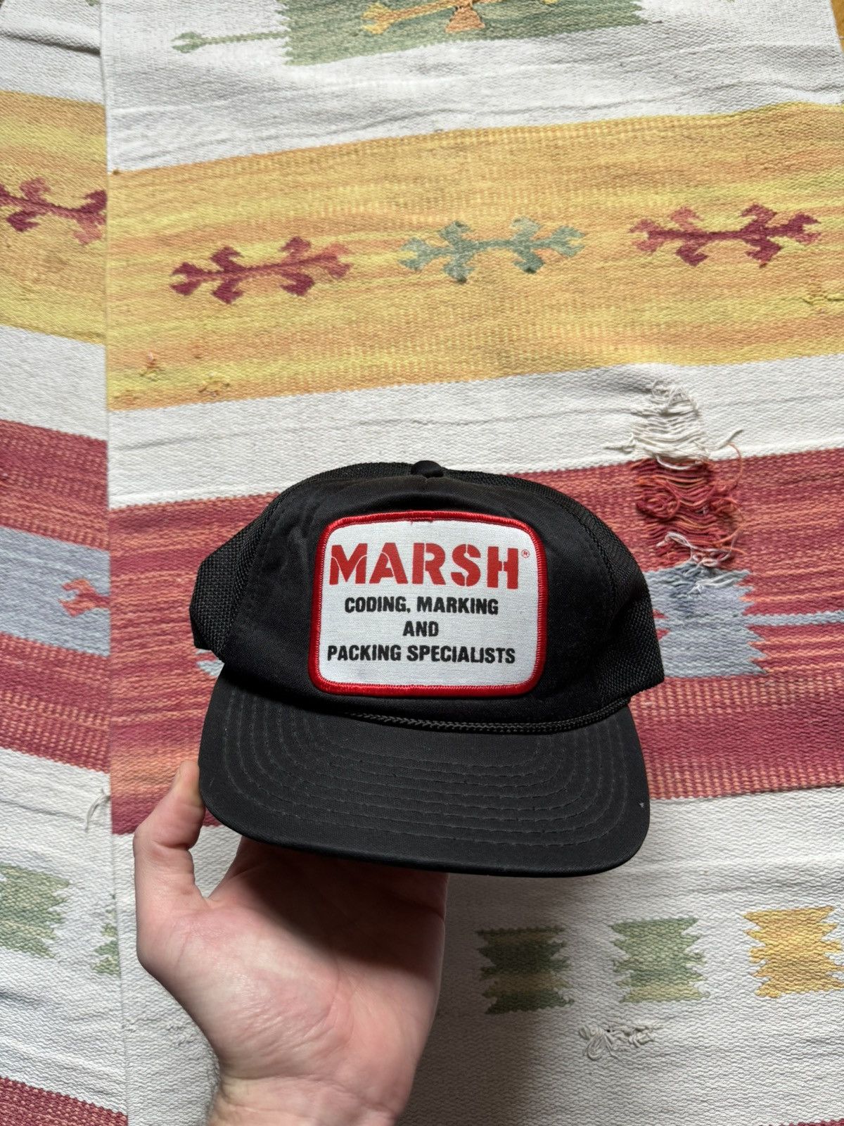 Hanes Vintage 90’s Hanes Work Trucker Hat Size ONE SIZE - 2 Thumbnail
