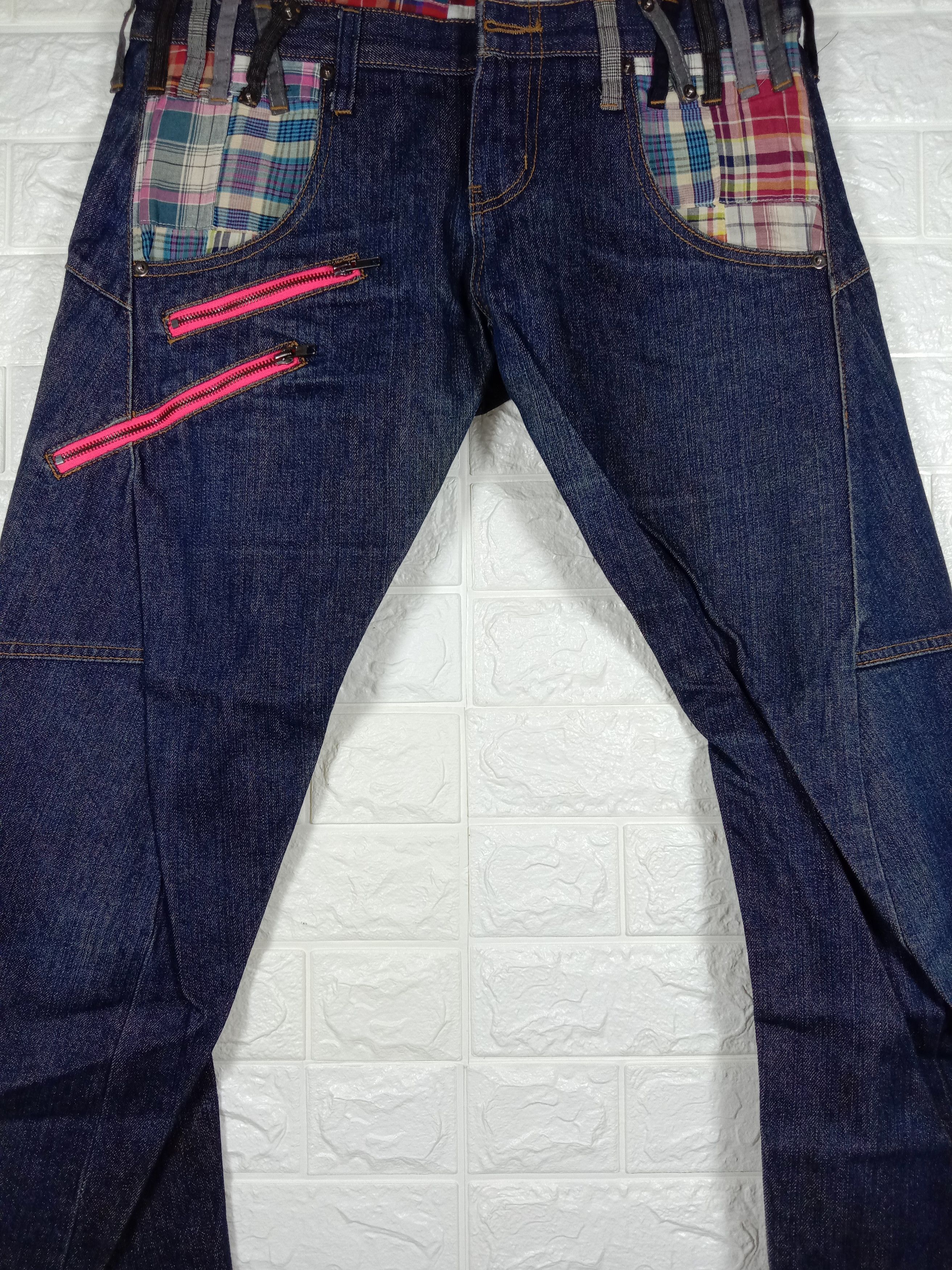 Japanese Brand Vintage Hybrid Removal Upstart Double Waist Jeans Size US 34 / EU 50 - 5 Thumbnail