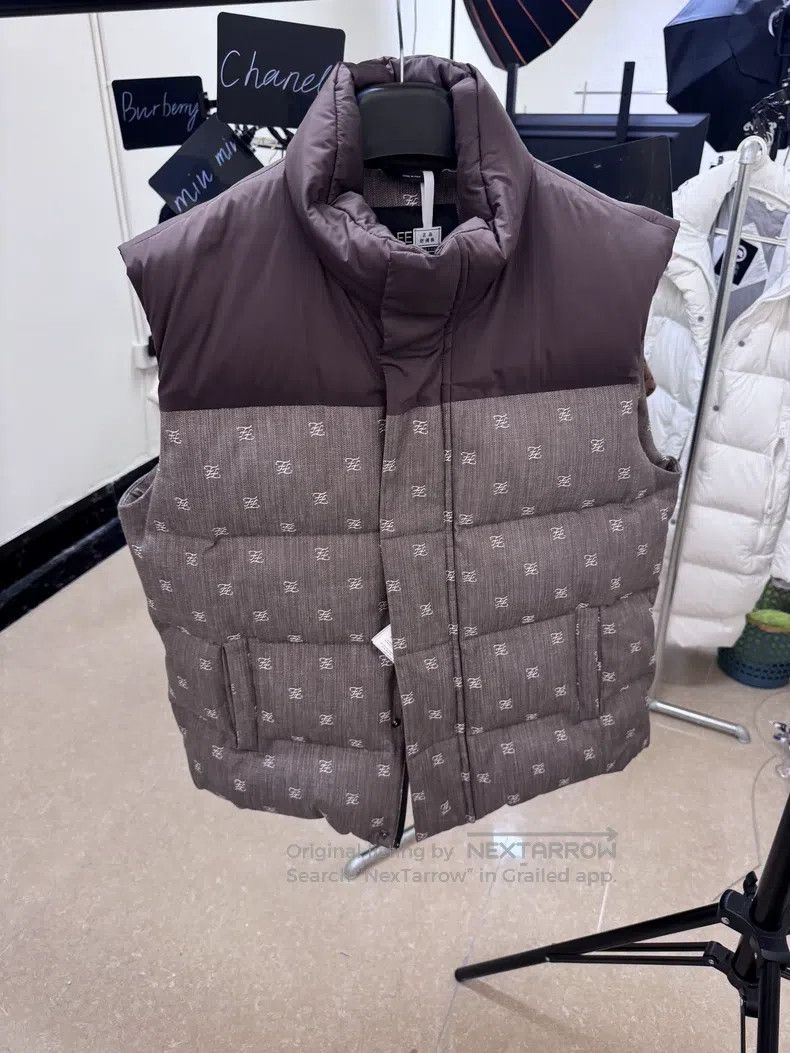 Fendi Fendi FF Half Monogram Patchwork Puffer Vest Size US M / EU 48-50 / 2 - 3 Thumbnail