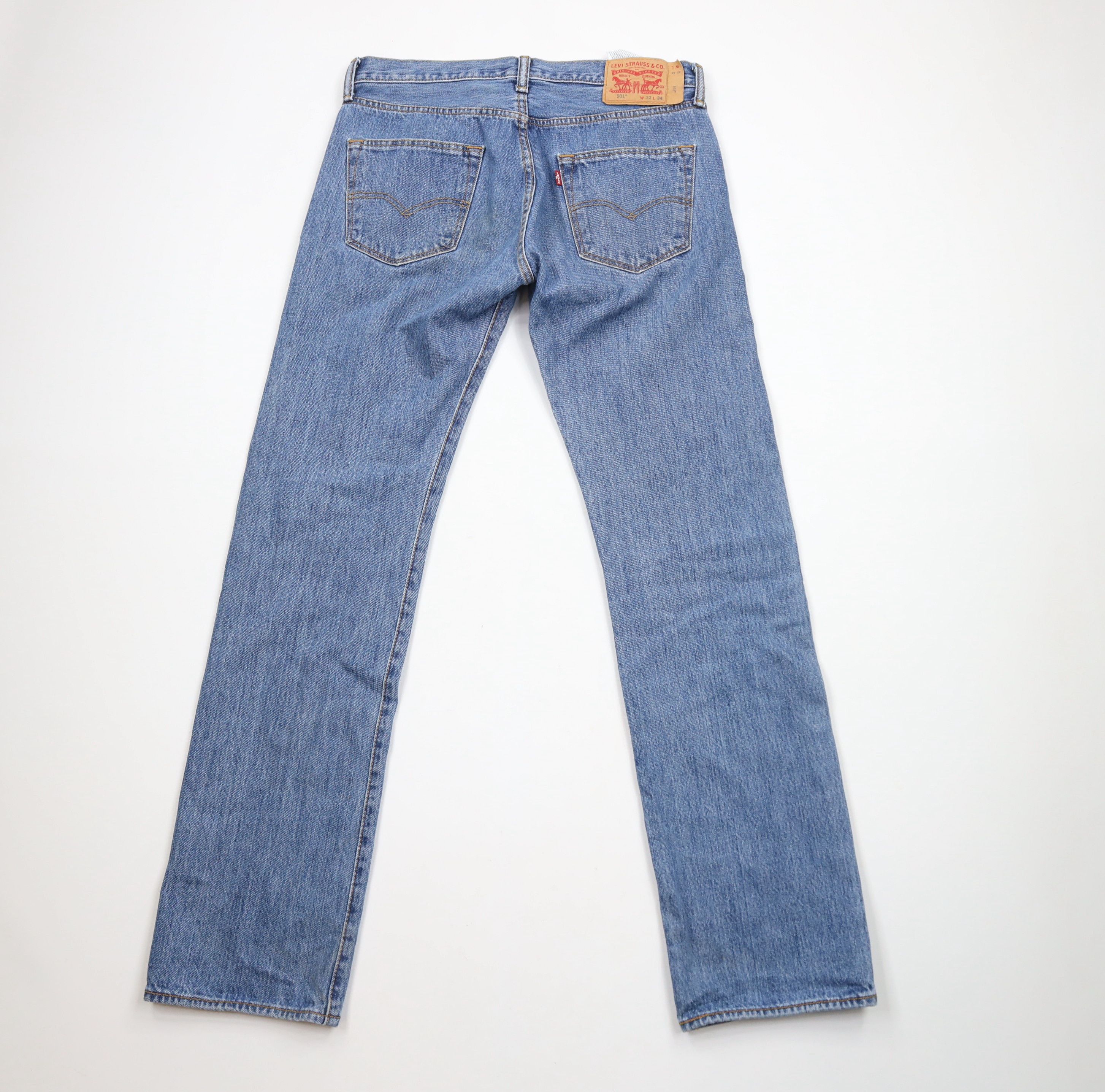 Levi's × Vintage Vintage Y2K Levis 501xx Button Fly Original Fit Denim Jeans Size US 32 / EU 48 - 10 Thumbnail