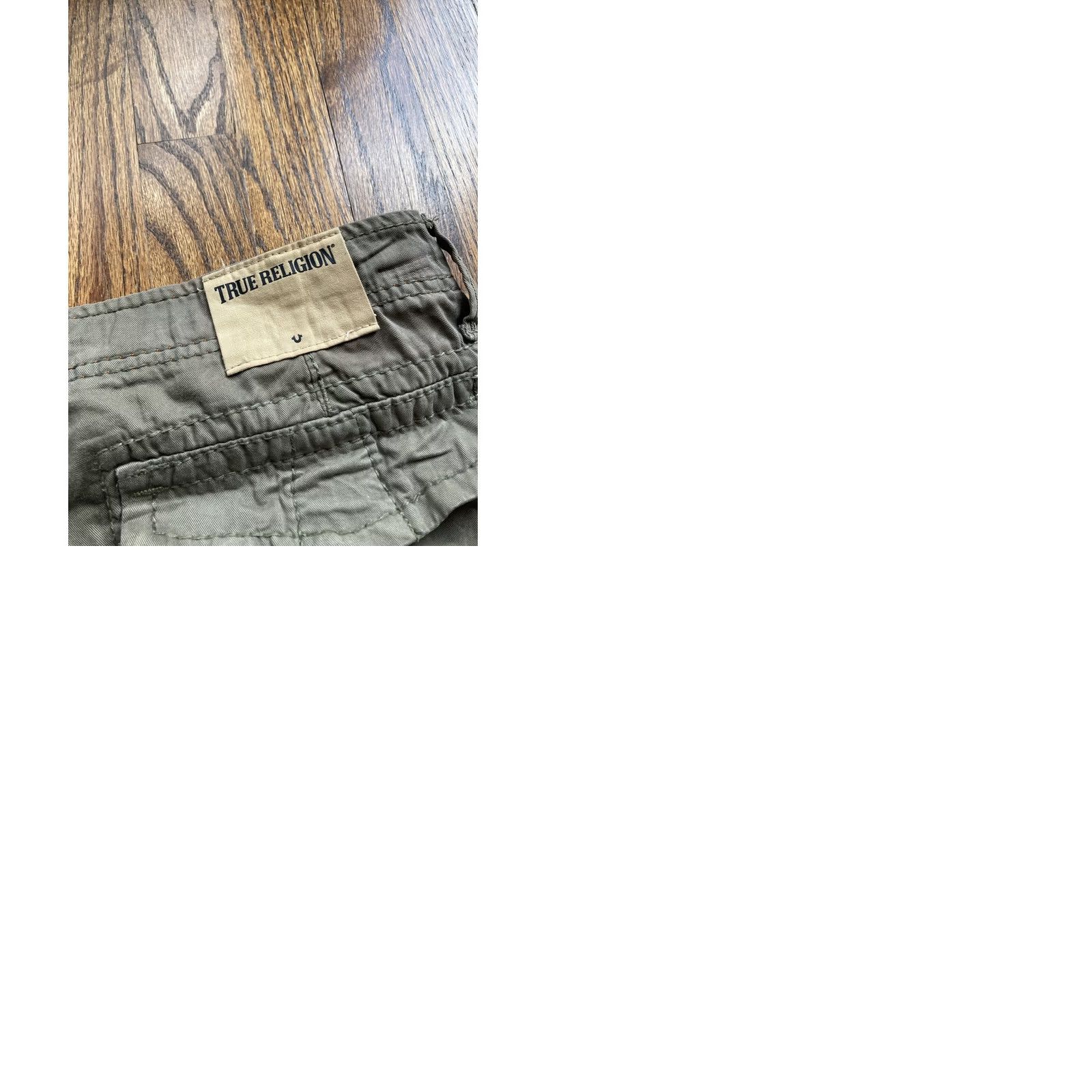 True Religion True Religion Cargo Shorts Mens 34 Camouflage Trooper Grunge Military Drawstring Size US 34 / EU 50 - 10 Thumbnail
