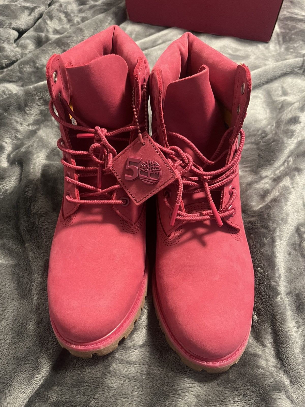Timberland Pink Timbs Size US 9 / IT 39 - 3 Thumbnail