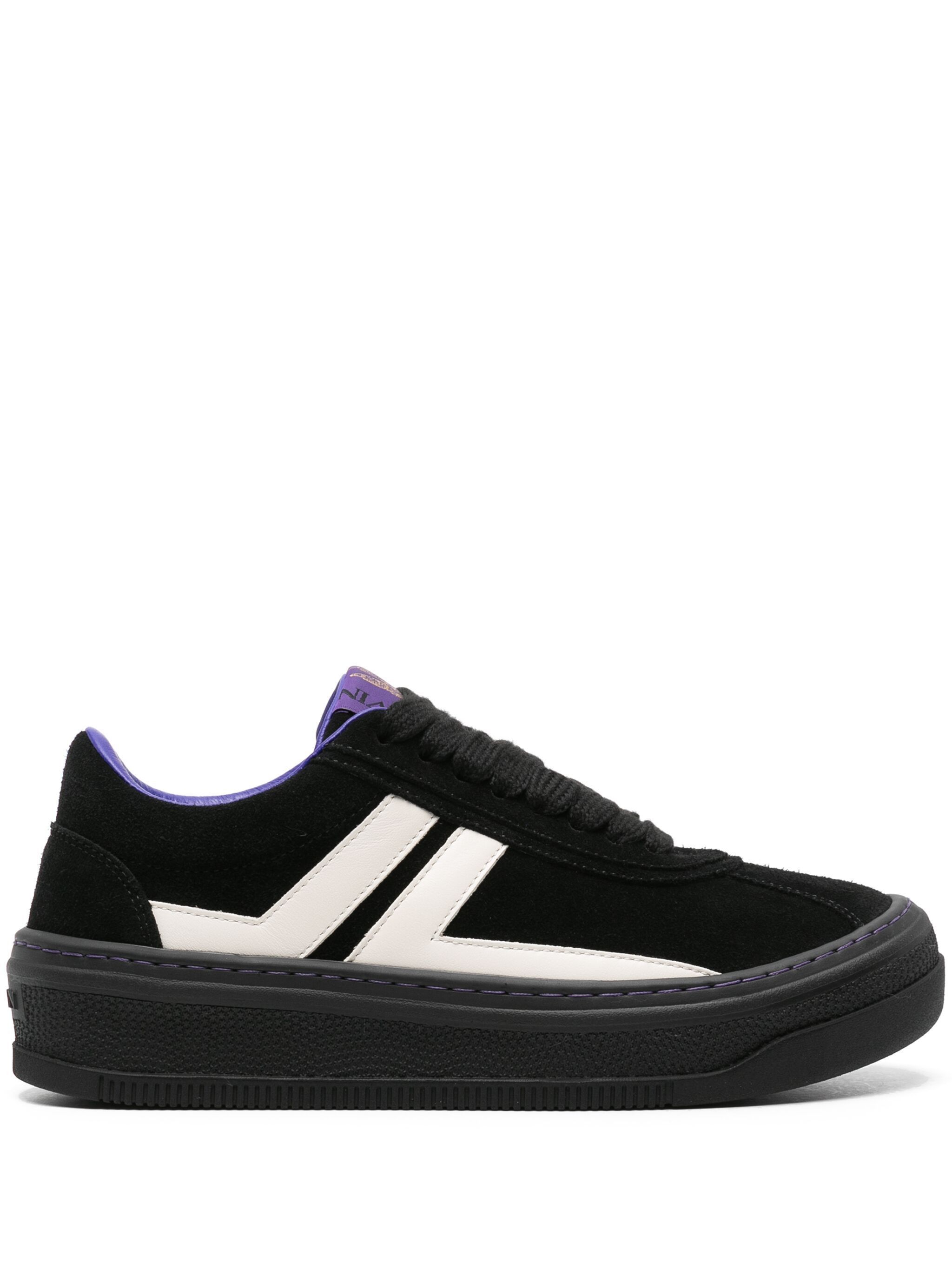 Future × Lanvin os11x1224 Dup / Edition Low-Top Cash Sneakers in Black/White Size US 6 / IT 36 - 1 Thumbnail