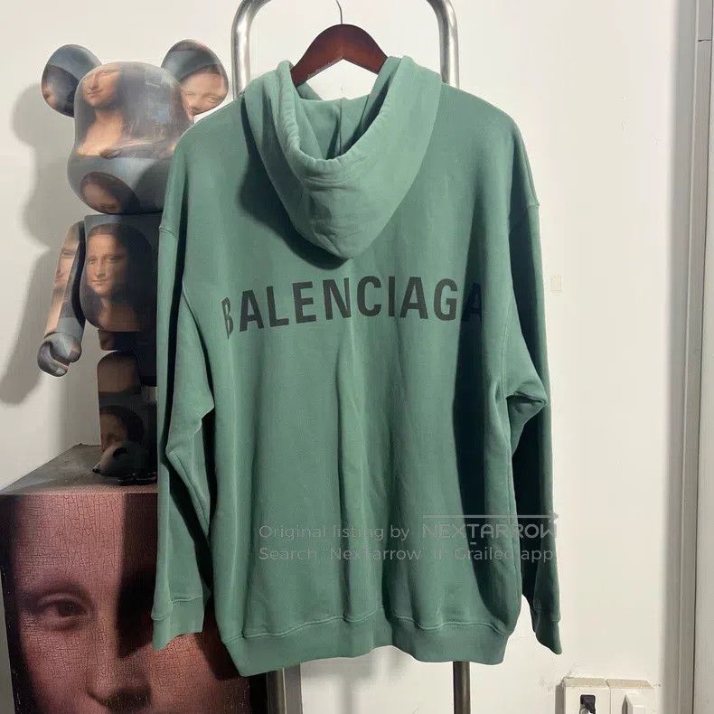 Balenciaga Balenciaga Back Logo Hoodie Size US XS / EU 42 / 0 - 2 Thumbnail