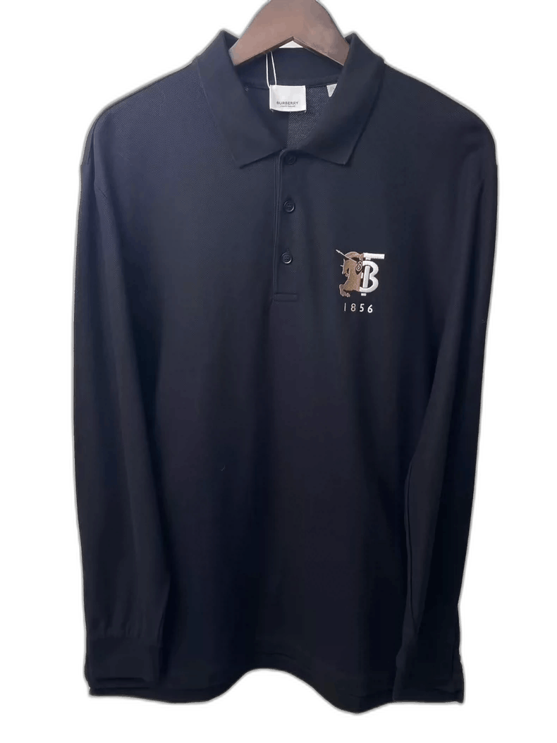 Burberry Burberry Long Sleeve Polo Shirt Size L-yf Size US L / EU 52-54 / 3 - 1 Thumbnail