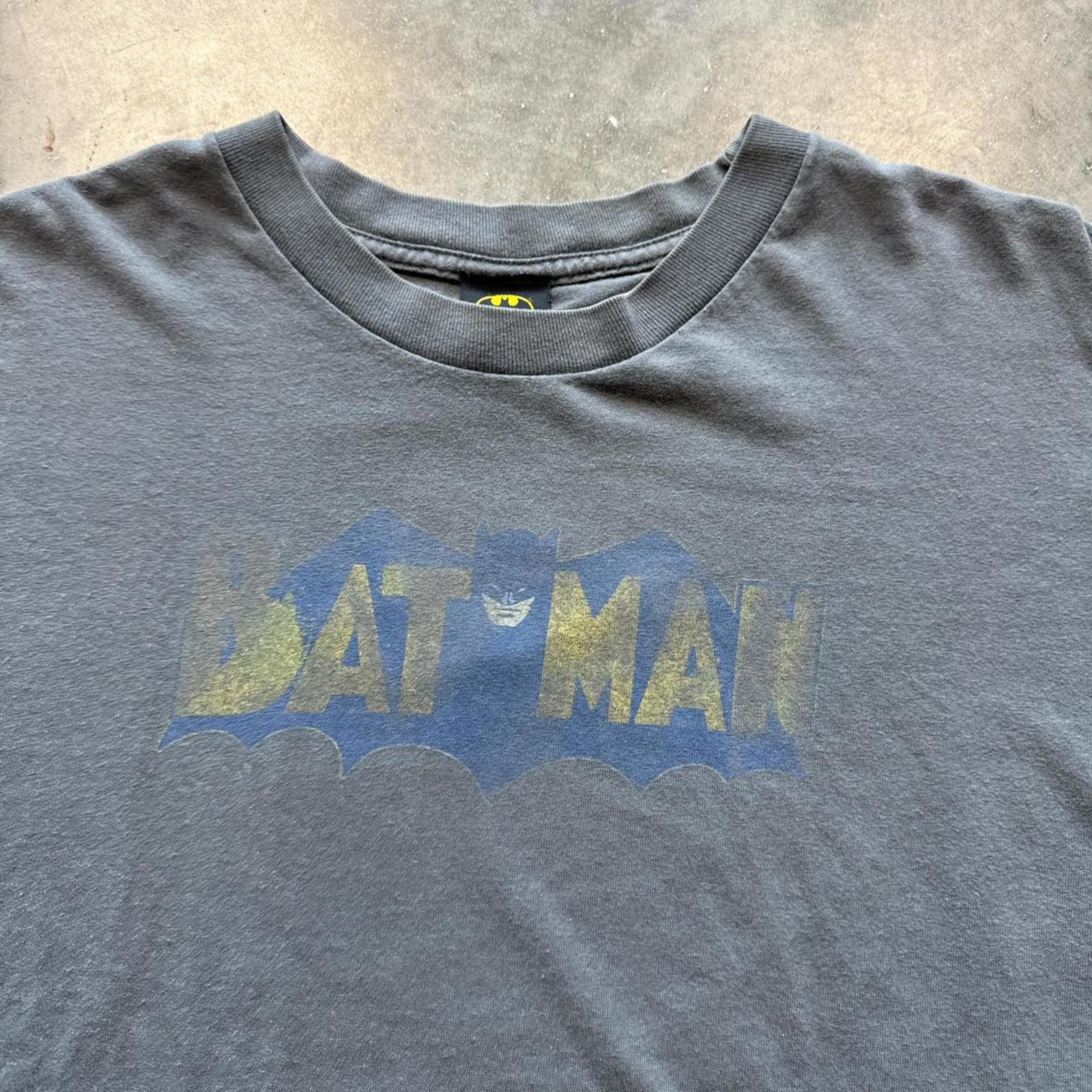 DC Comics Batman Classic Faded Distressed 2009 Vintage Y2k T-Shirt Size US XL / EU 56 / 4 - 3 Thumbnail