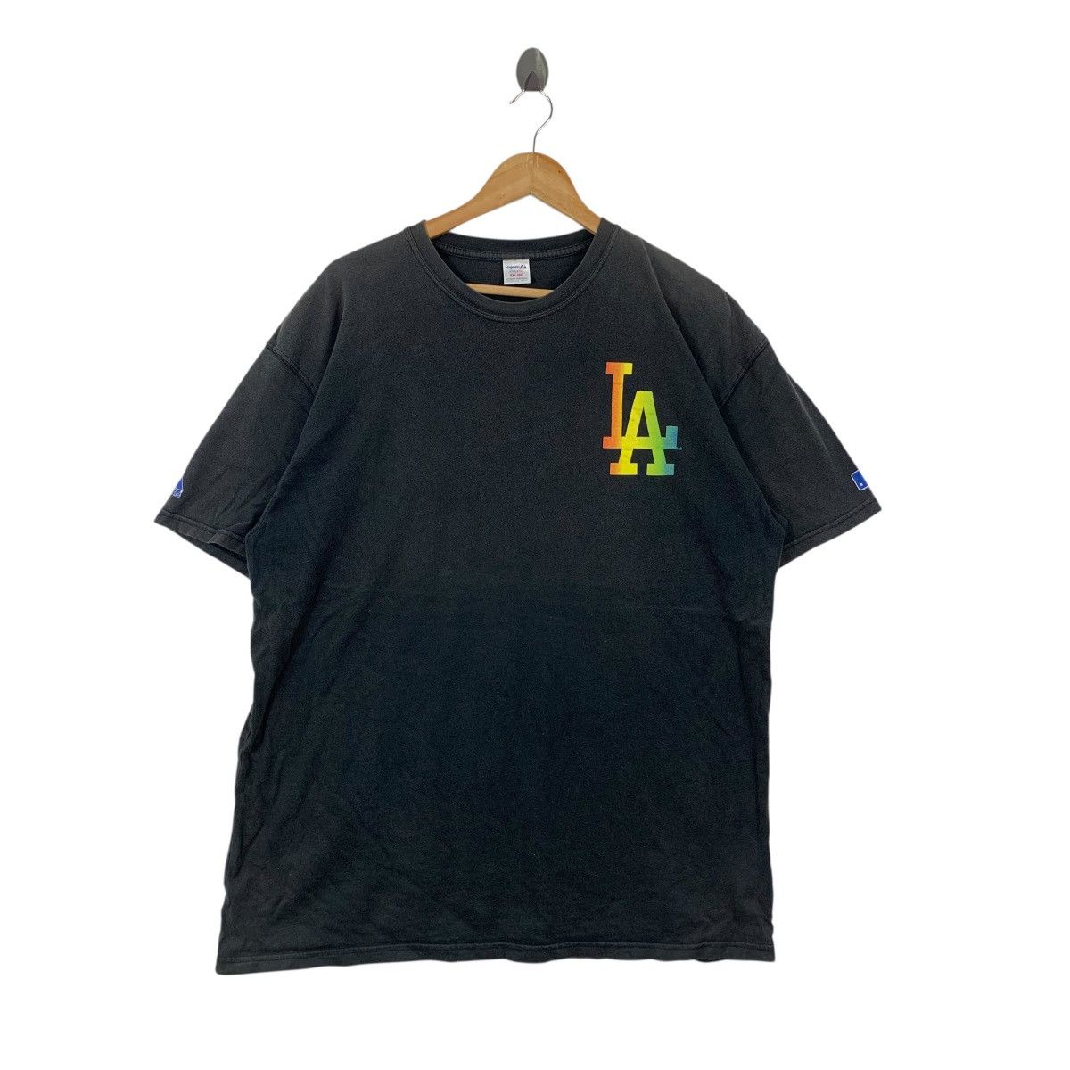 MLB MLB MAJESTIC ATHLETIC LA Los Angles Logo Tee Shirt Top Size US XXL / EU 58 / 5 - 1 Thumbnail