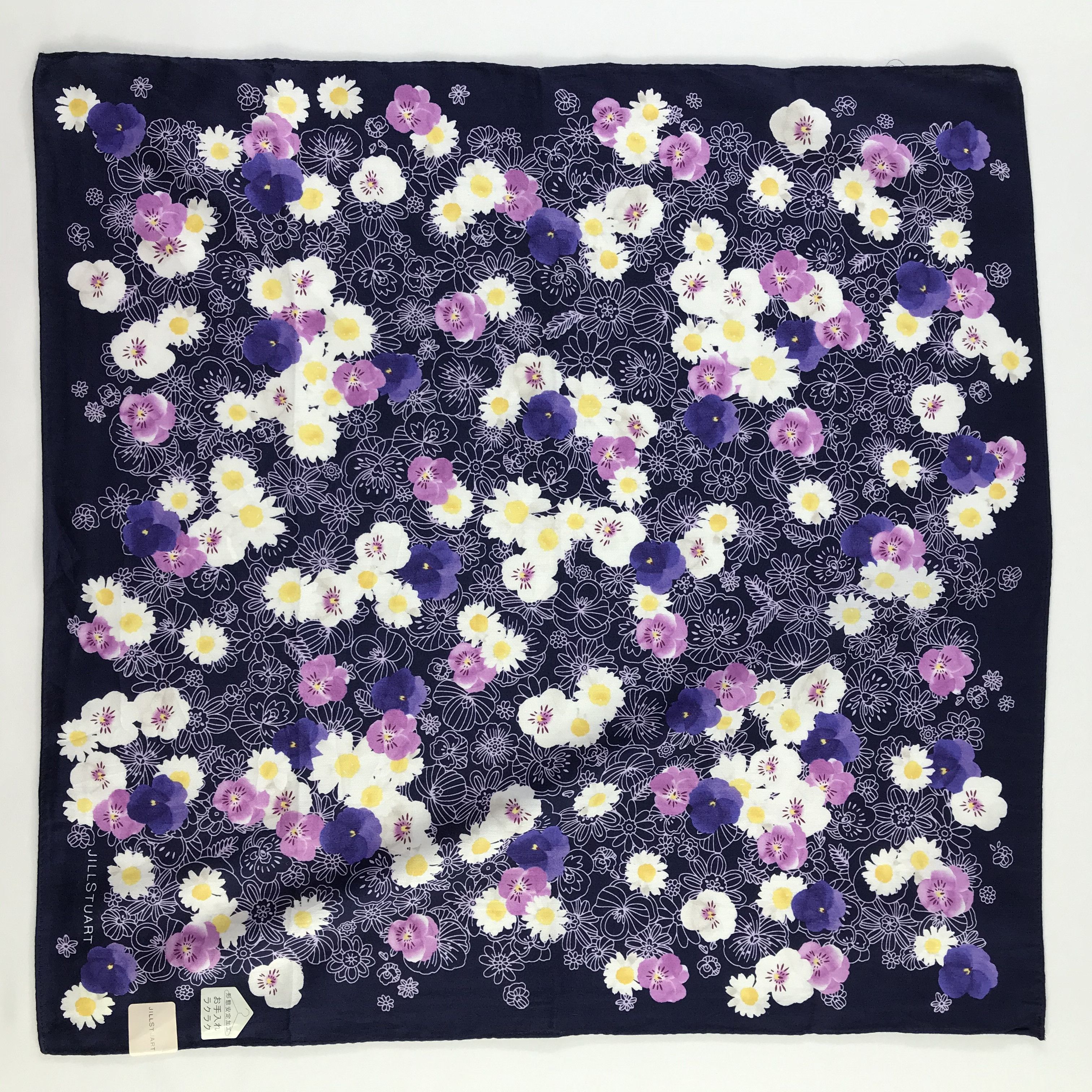 Jil Stuart × Vintage Jil Stuart Bandana / Handkerchief / Neckerchief - S842 Size ONE SIZE - 1 Thumbnail