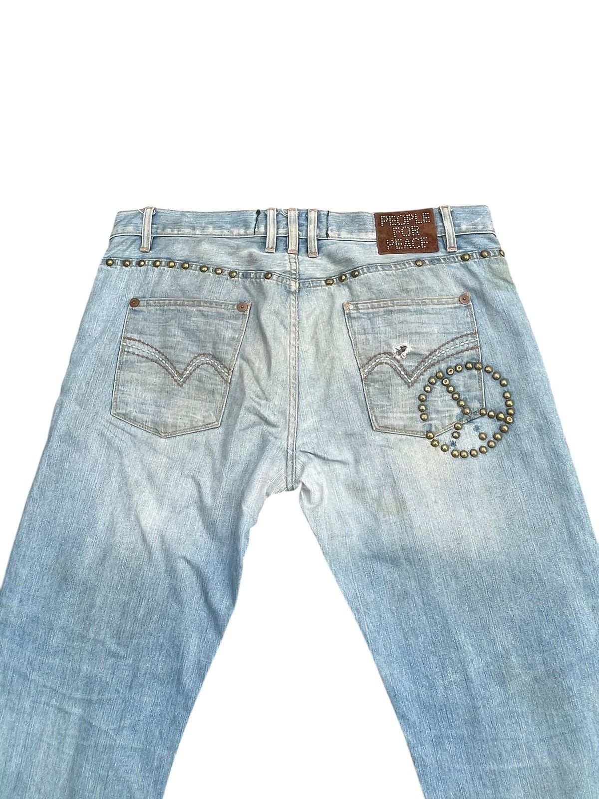 Other Vintage People For Peace Faded Distresed Size US 40 / EU 56 - 11 Thumbnail