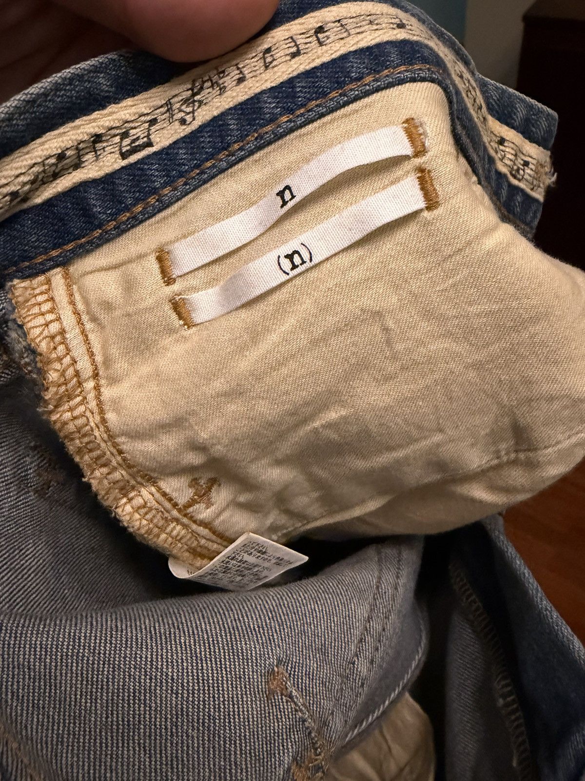 Number (N)ine Number (N)ine x STUDIOUS jeans Size US 26 / EU 42 - 3 Thumbnail
