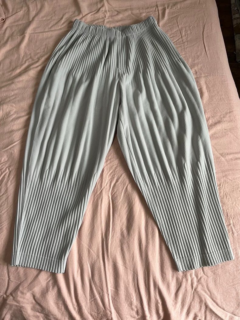 Issey Miyake issey miyake size:L Grey straight-leg trousers 2506-Nextar Size US 28 / EU 44 - 1 Thumbnail