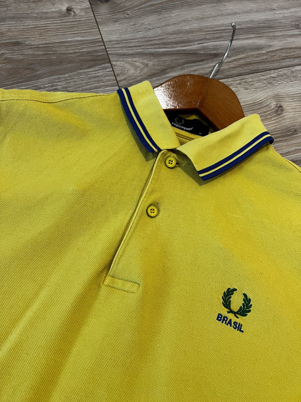 Fred Perry × Vintage Polo Fred Perry Brazil Vintage Streetwear Size US M / EU 48-50 / 2 - 2 Thumbnail
