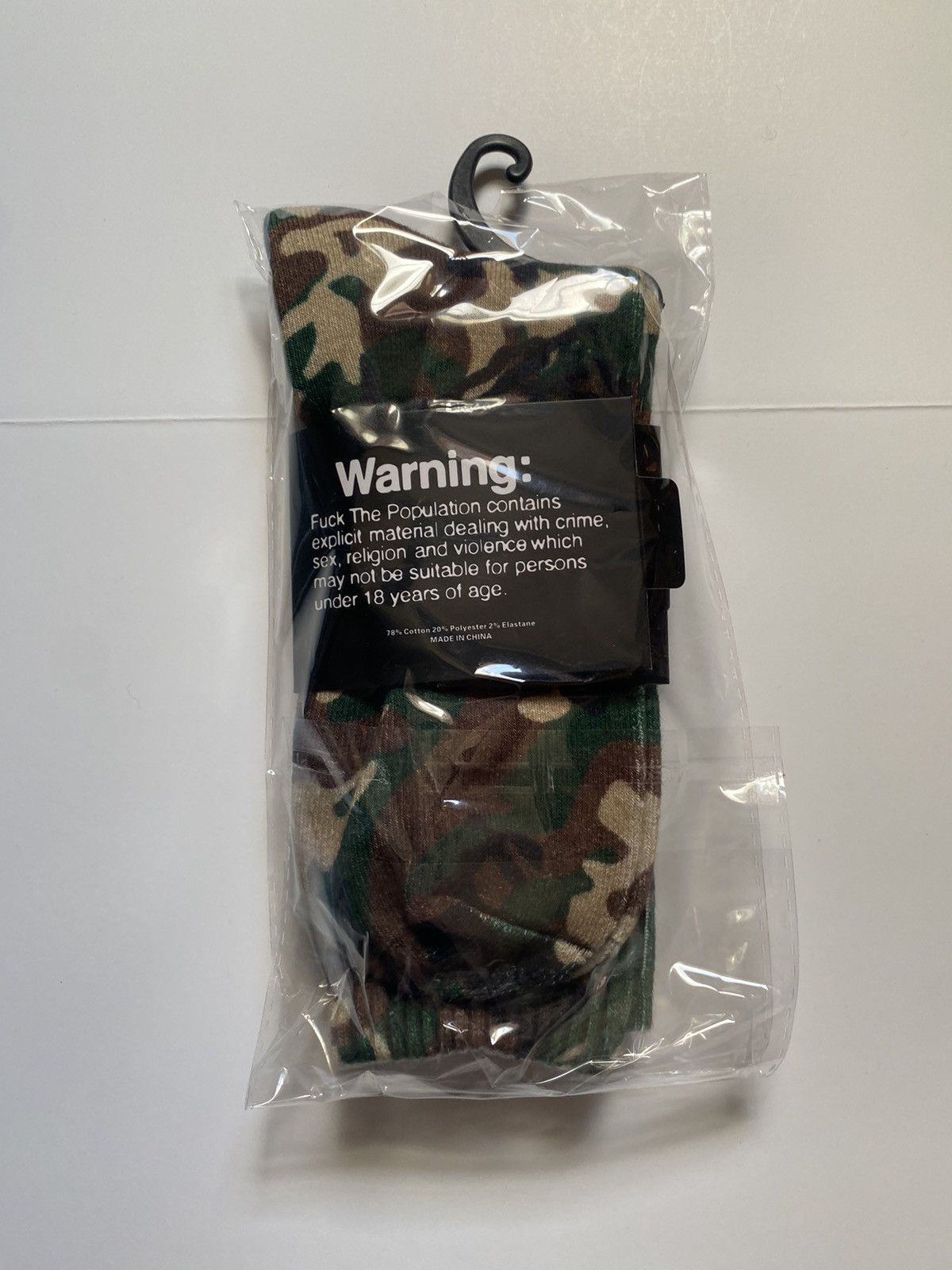 Fuck The Population FTP Camo Socks Size ONE SIZE - 2 Thumbnail