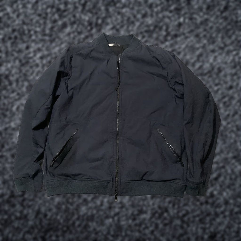 Vintage Hill City Bomber Jacket Blue XXL Water Resistant Zip Up Long Sleeve Men Size US XXL / EU 58 / 5 - 1 Thumbnail