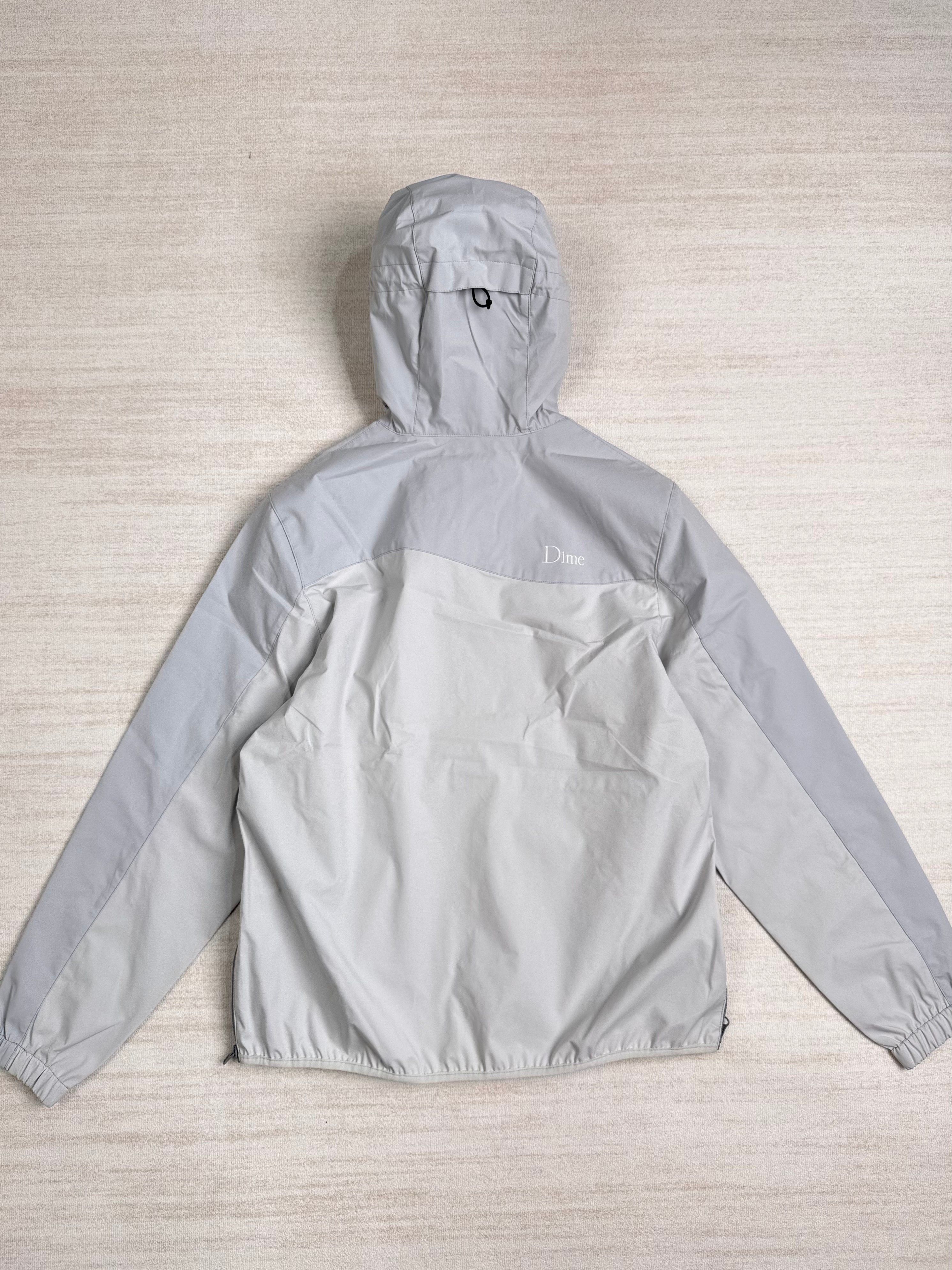 Dime Dime Pullover Hooded Shell Half Zip Jacket Grey Size US M / EU 48-50 / 2 - 8 Thumbnail