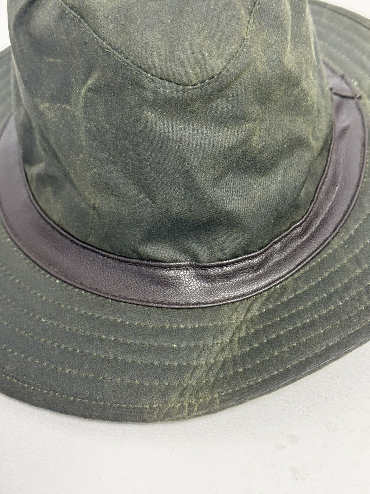 Barbour Barbour Vintage Waxed Cap Hat 90’s Size ONE SIZE - 6 Thumbnail