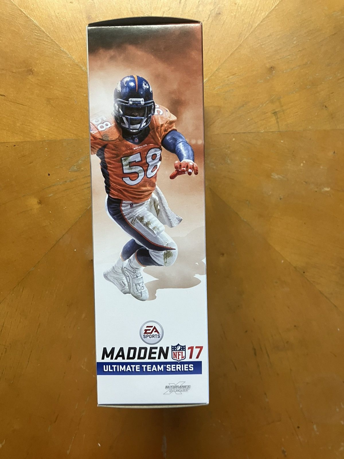 NFL McFarlane Madden NFL 17 Von Miller CHASE Blue Jersey Figure Size ONE SIZE - 4 Thumbnail