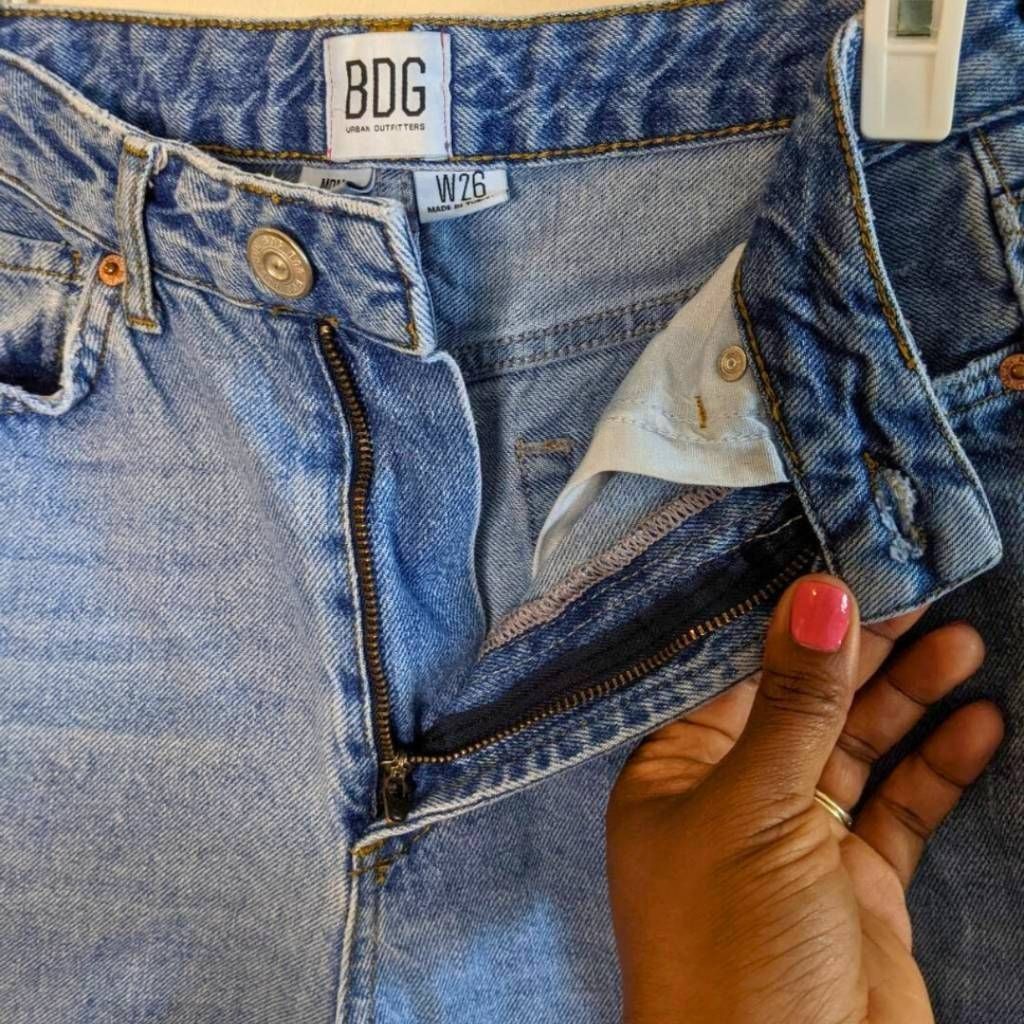 Bdg BDG Urban Outfitters Mom Jeans W26 High Rise 100% Cotton Med Size 26" / US 2 / IT 38 - 4 Thumbnail