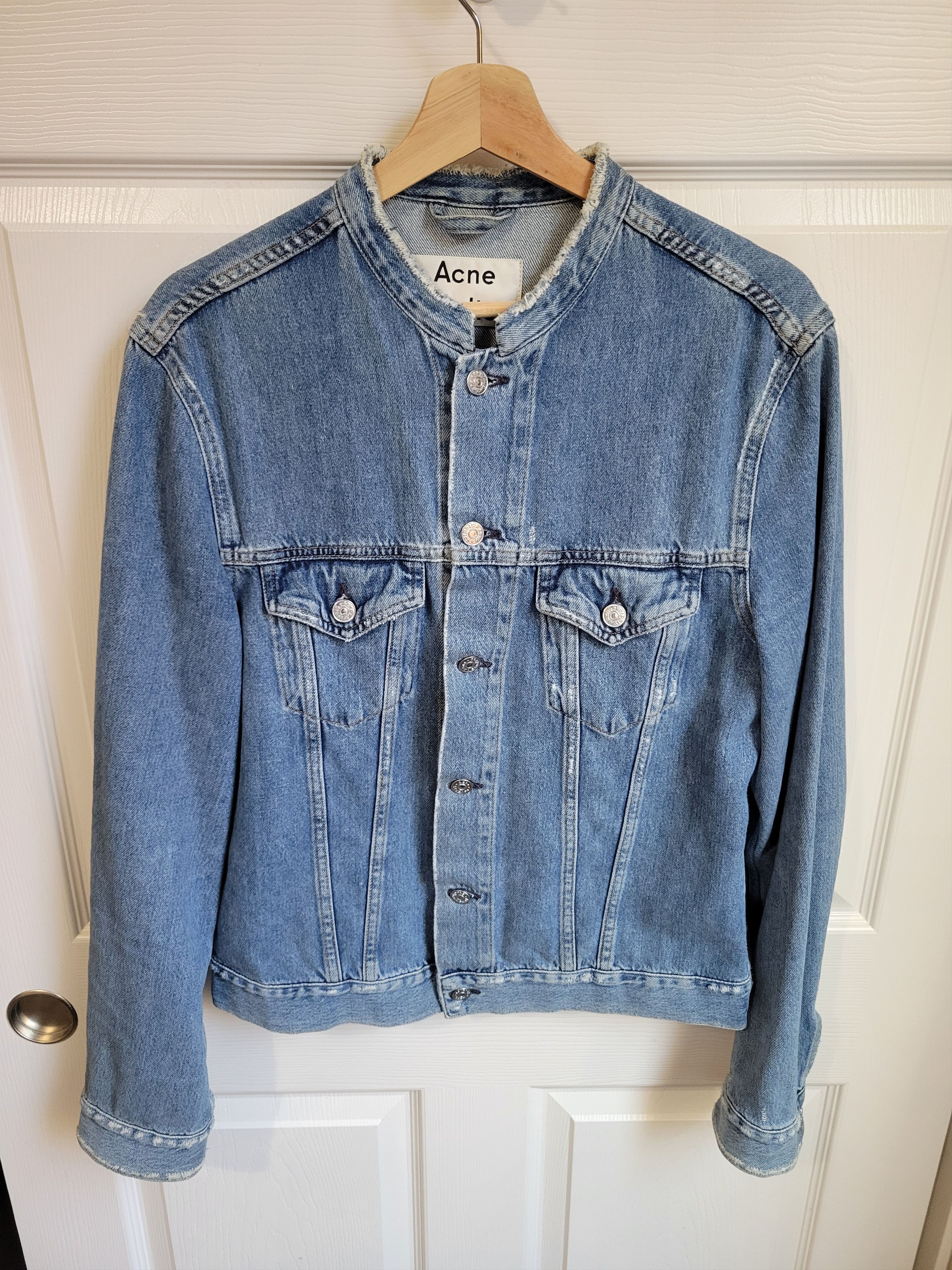 Acne Studios SS16 'Who Ind Fray' Denim Jacket size 48 Size US M / EU 48-50 / 2 - 1 Thumbnail
