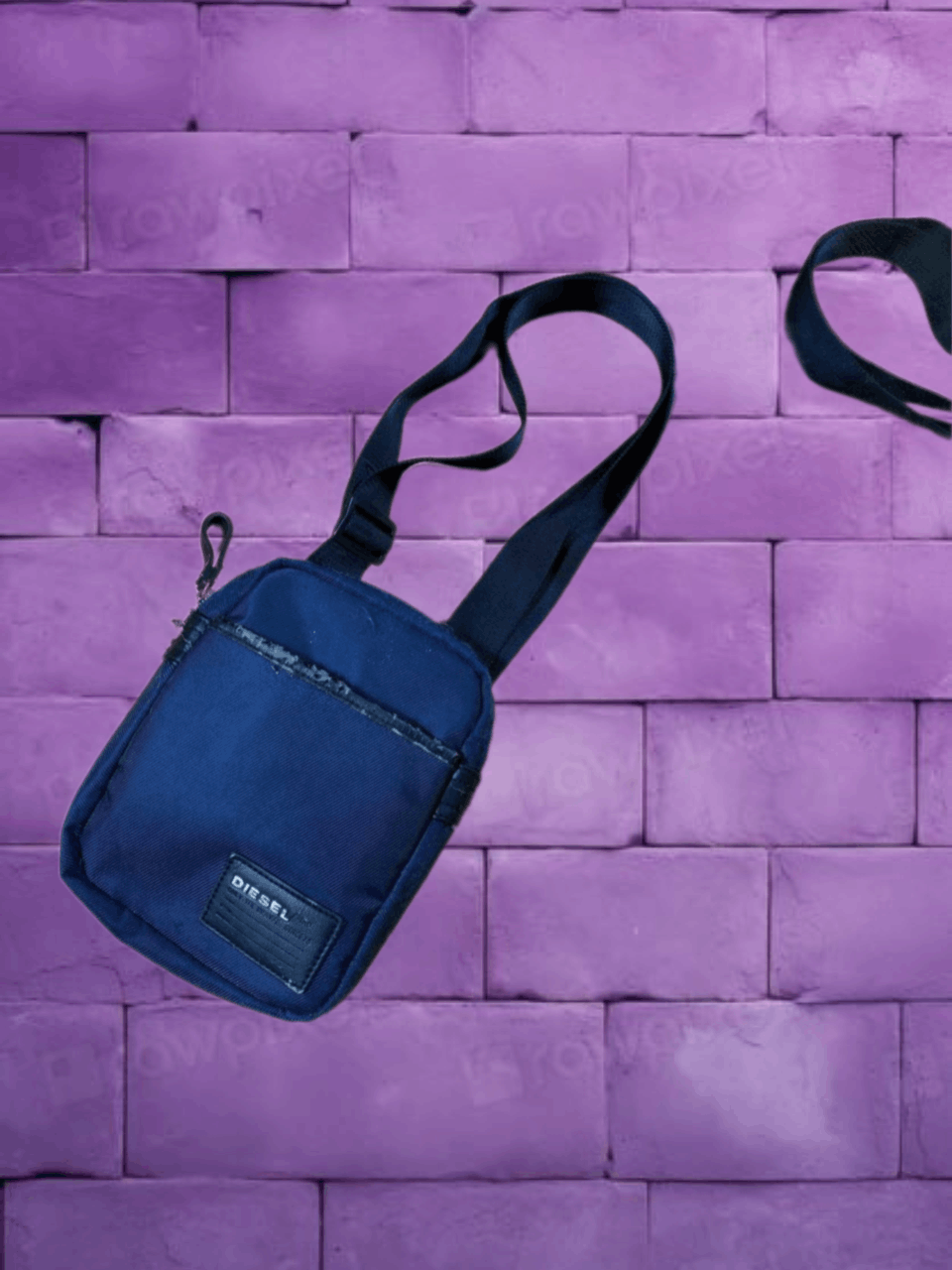 Avant Garde x Diesel Vintage Diesel Messenger Bag Shoulder Y2K 90's Military Army in Blue, Men's