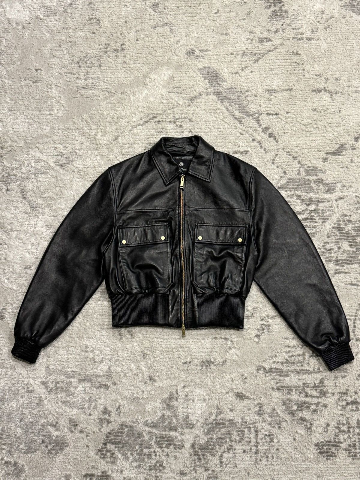 Willy Chavarria Willy Chavarria x Zara Cropped Fit Nappa Leather Jacket Size US M / EU 48-50 / 2 - 1 Thumbnail