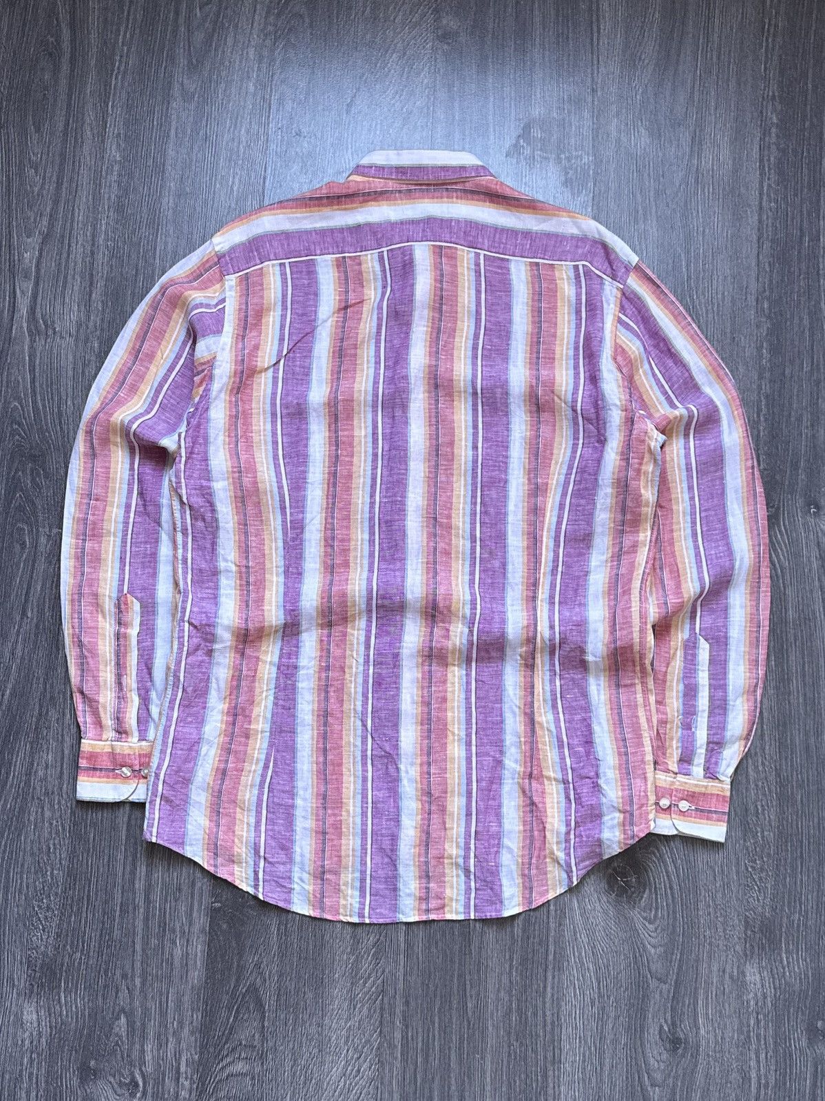 Etro Etro Luxury Multicolor Stripe T-Shirt Missoni Style Size US L / EU 52-54 / 3 - 5 Thumbnail