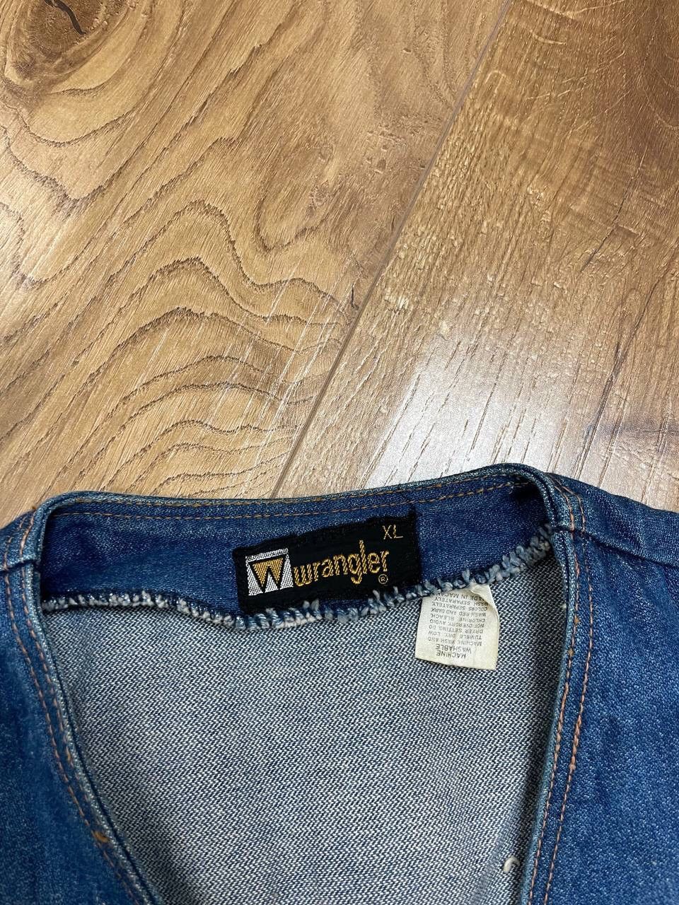 Vintage × Wrangler Vintage Wrangler Y2K 90’s Blue Denim Outdoor Cowboy Vest Size US S / EU 44-46 / 1 - 9 Thumbnail