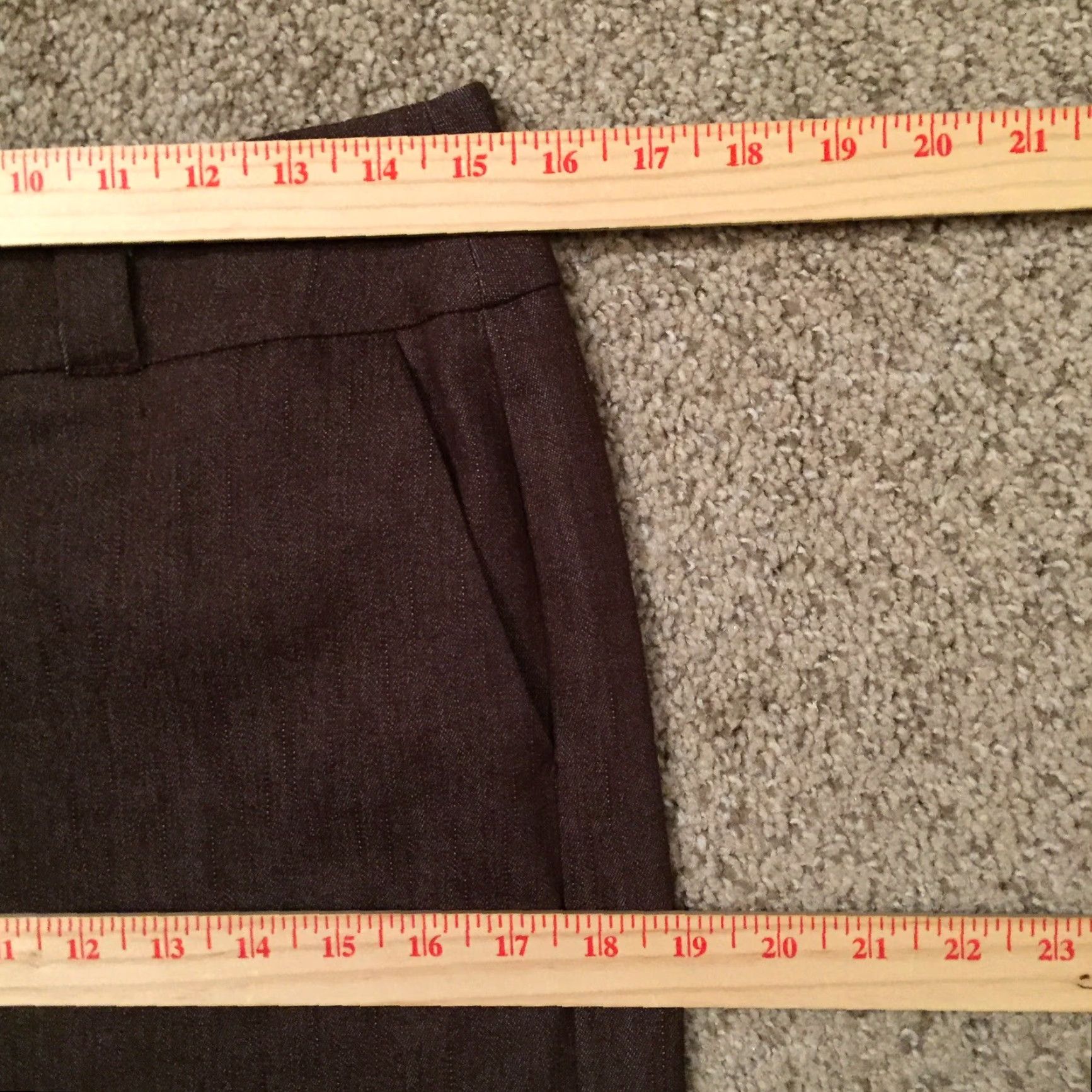 Vintage Nycc Skirt Women Knee Length Brown Cotton Blend Slit Pencil Size 6 Unlined Vintage No Regular Grade? Size 28" / US 6 / IT 42 - 3 Thumbnail