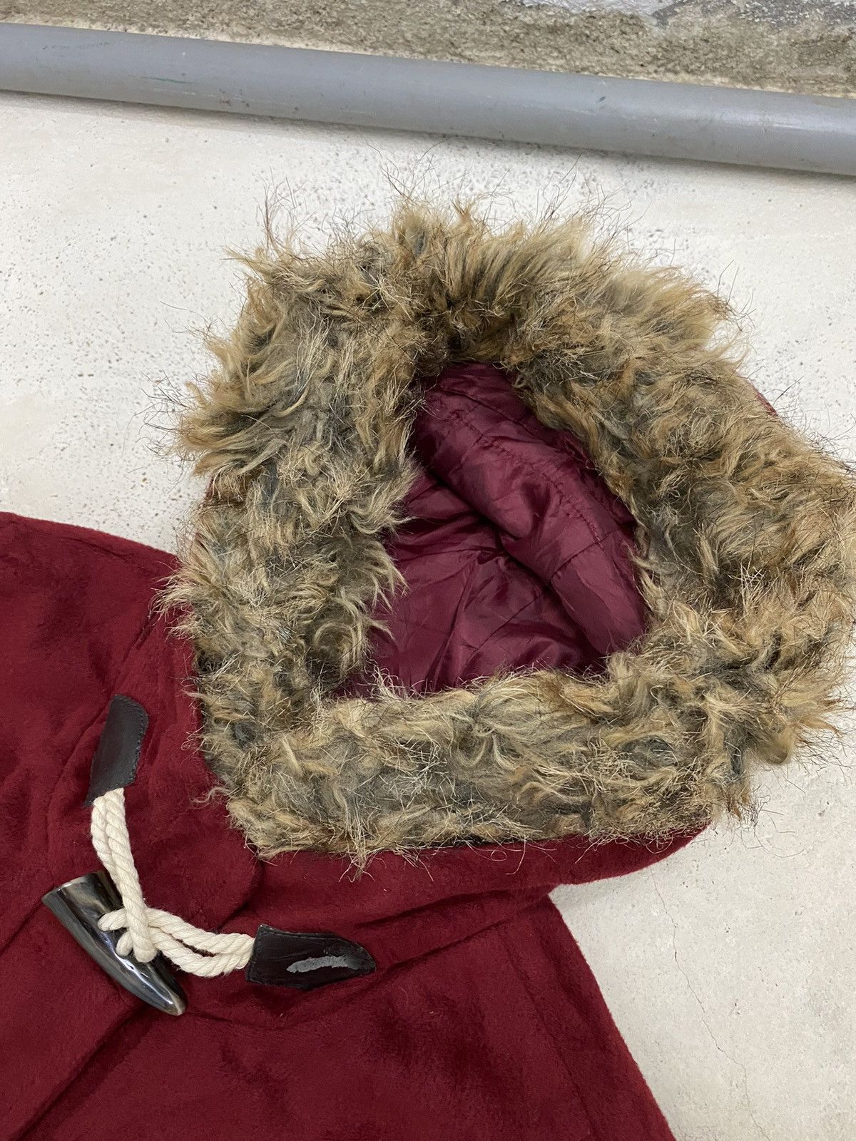 Tornado Mart Avant Garde Hoodie Fur Winter Jacket Harris Tweed Style Size US S / EU 44-46 / 1 - 7 Thumbnail