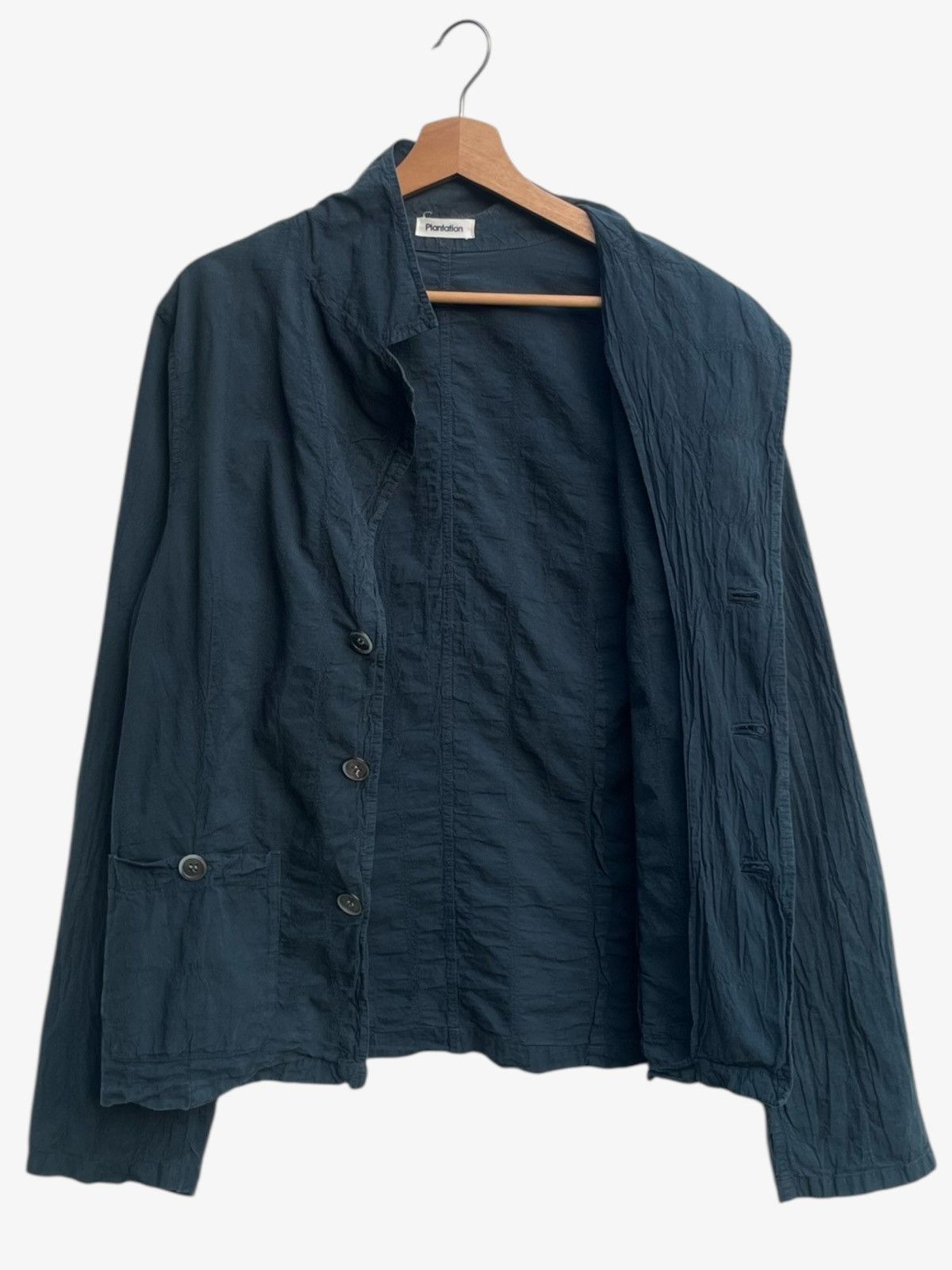 Issey Miyake Plantation Issey Miyake Crinkled Cotton Jacket Size M / US 6-8 / IT 42-44 - 3 Thumbnail