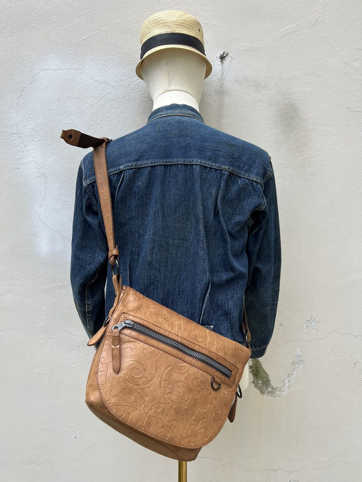Leather Vintage Solatina Japan Patina Leather Bag Size ONE SIZE - 4 Thumbnail