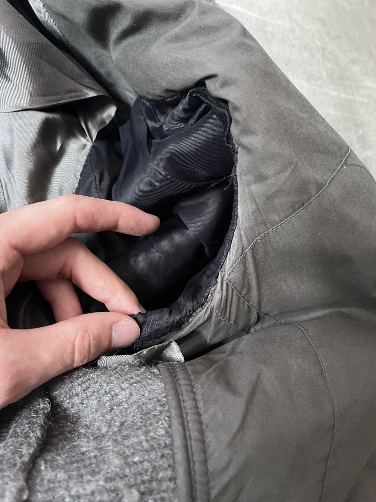 Rick Owens Rick Owens A/W 2015 grey coat wool mohair Size US M / EU 48-50 / 2 - 16 Thumbnail