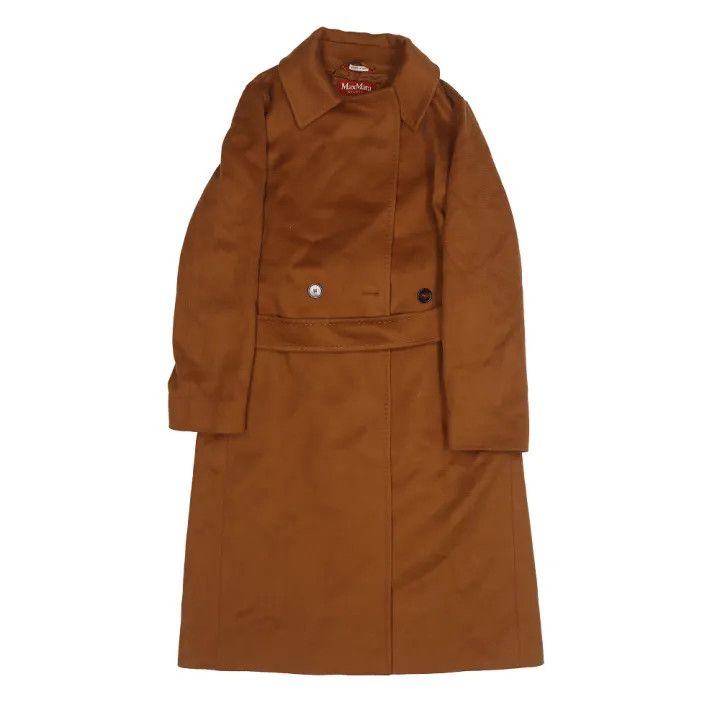 Max Mara MaxMara Stylish Long Sleeve Brown Coat 0079 Size M / US 6-8 / IT 42-44 - 1 Thumbnail