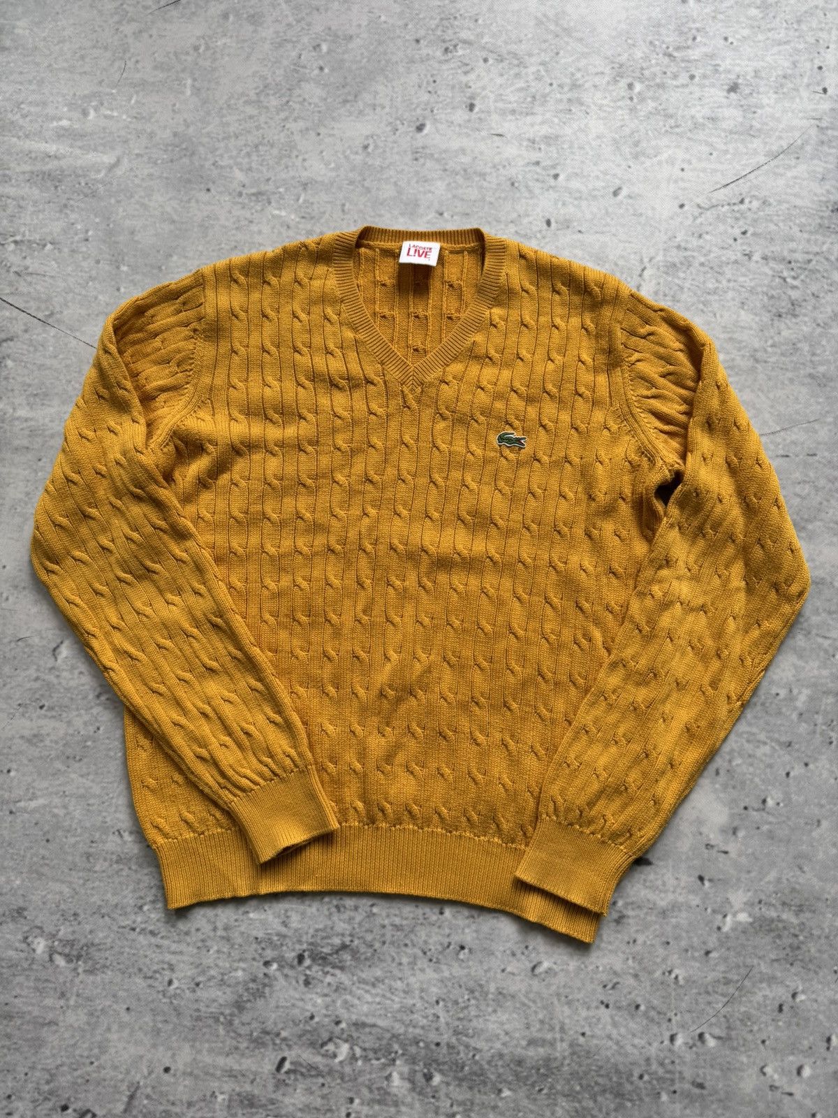 Lacoste Knit Lacoste Live yellow sweater💛🧡 Size US M / EU 48-50 / 2 - 1 Thumbnail