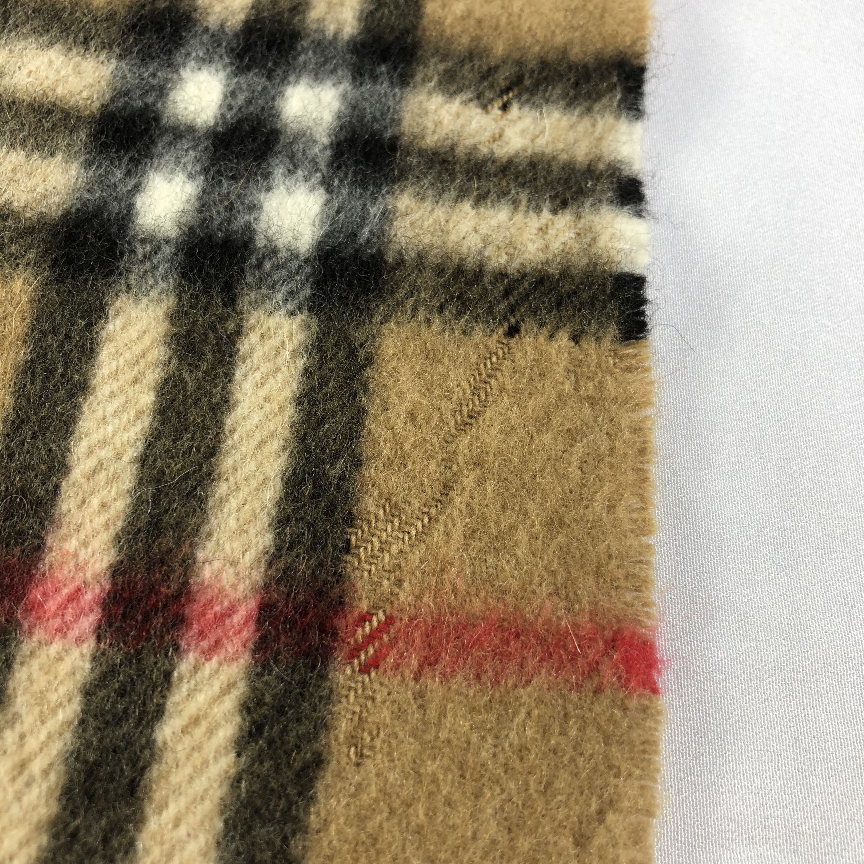 Burberry Burberrys Tan Nova Check Cashmere Scarf Muffler V1530 Size ONE SIZE - 10 Thumbnail
