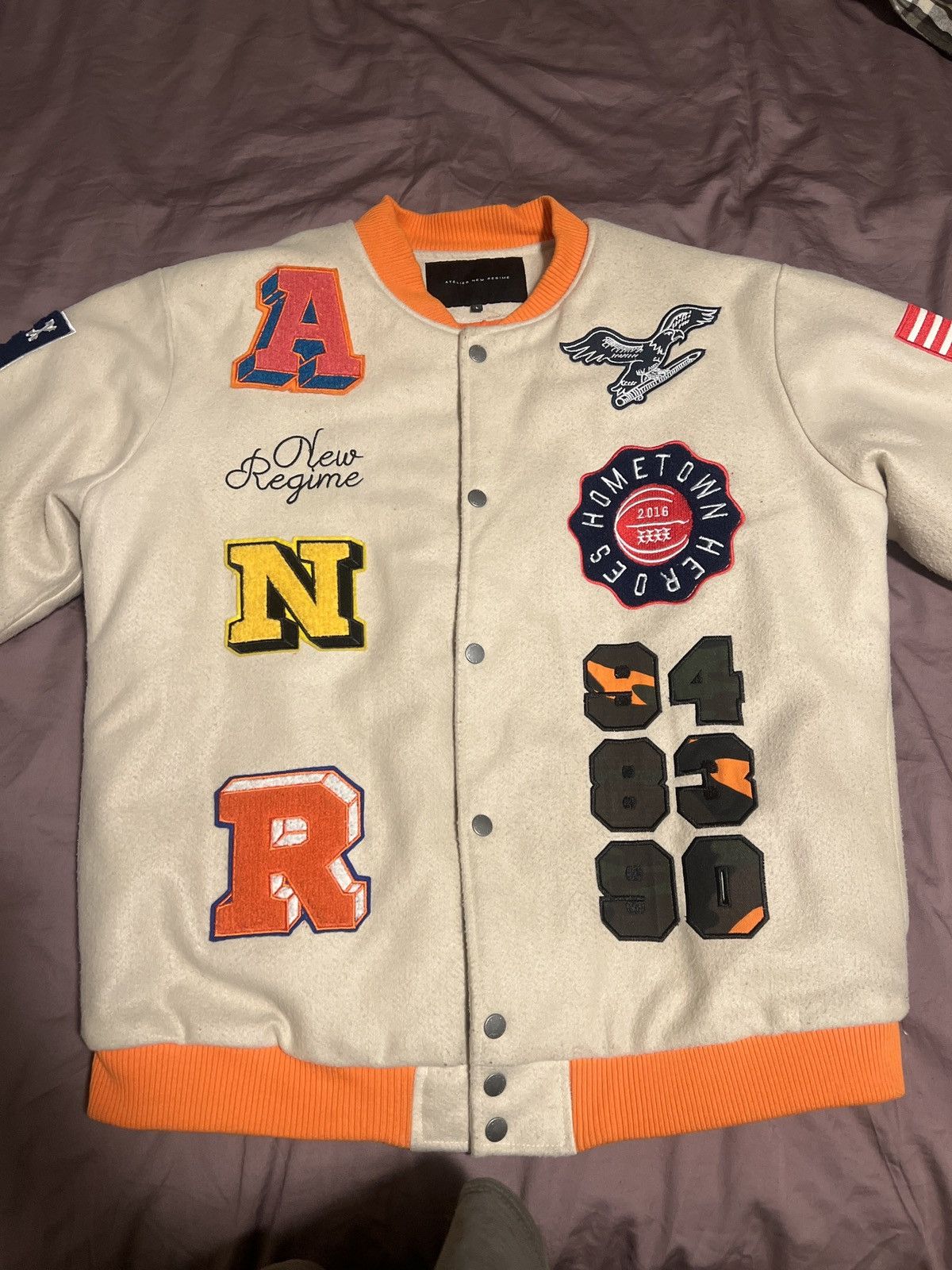 Atelier New Regime Atelier New Regime Birds of a Feather Varsity Jacket Size US L / EU 52-54 / 3 - 10 Thumbnail