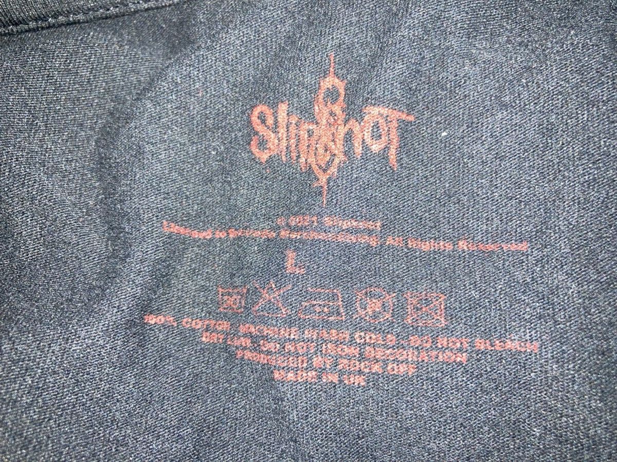 Designer × Vintage Slipknot Seven 2010 Men’s Double Sided Vintage Rare T Shirt Size US L / EU 52-54 / 3 - 8 Thumbnail