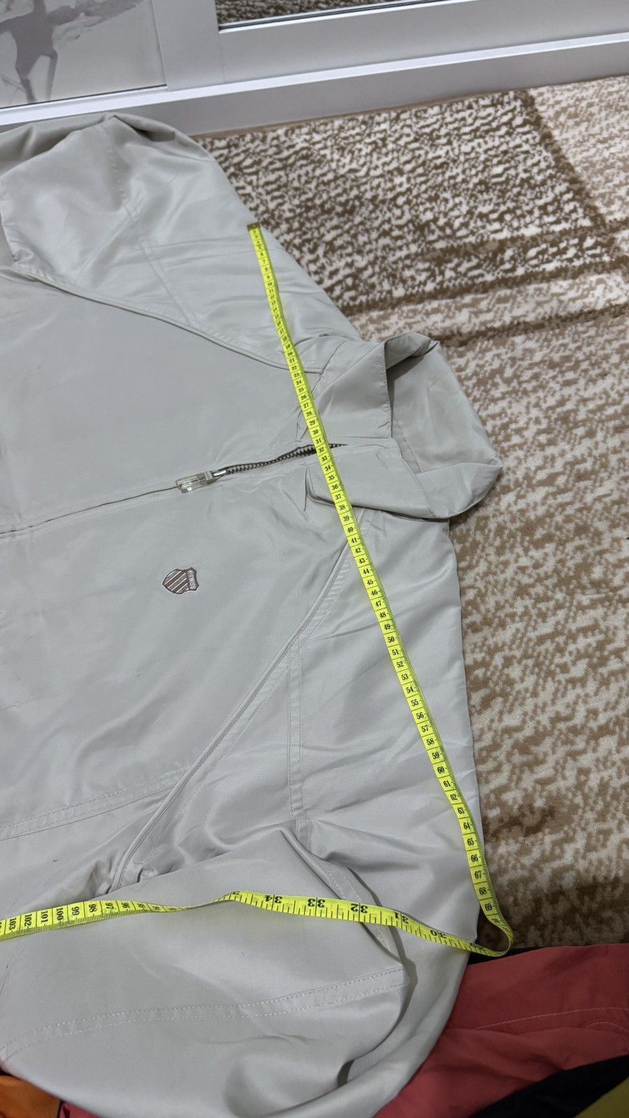 K-Swiss K Swiss Off White Windbreaker Jacket Size US M / EU 48-50 / 2 - 7 Thumbnail