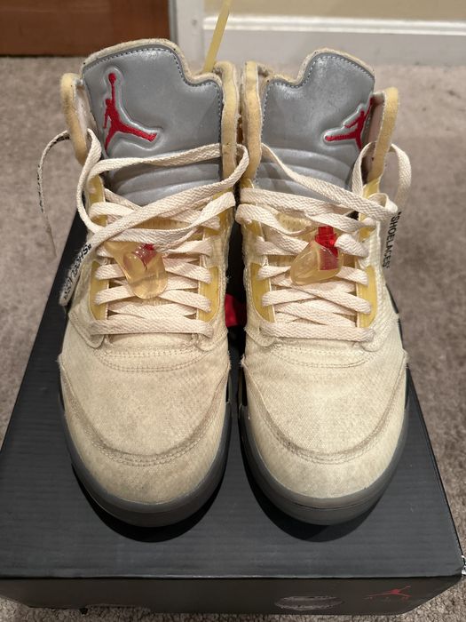 off white jordan 5 retail price