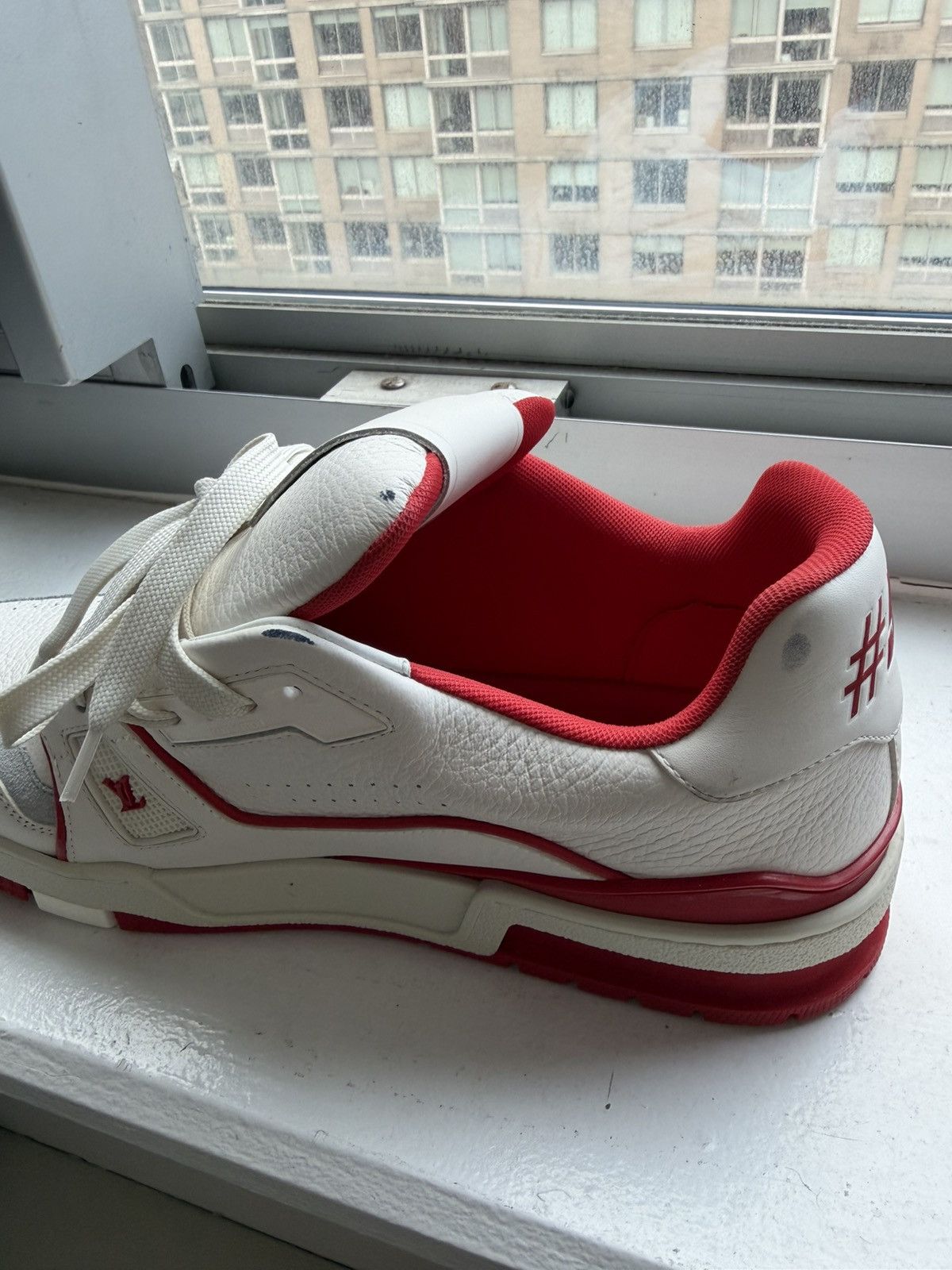 Louis Vuitton #54 Signature Trainer Sneaker, size LV 8 (US9.5) Size US 9.5 / EU 42-43 - 10 Thumbnail