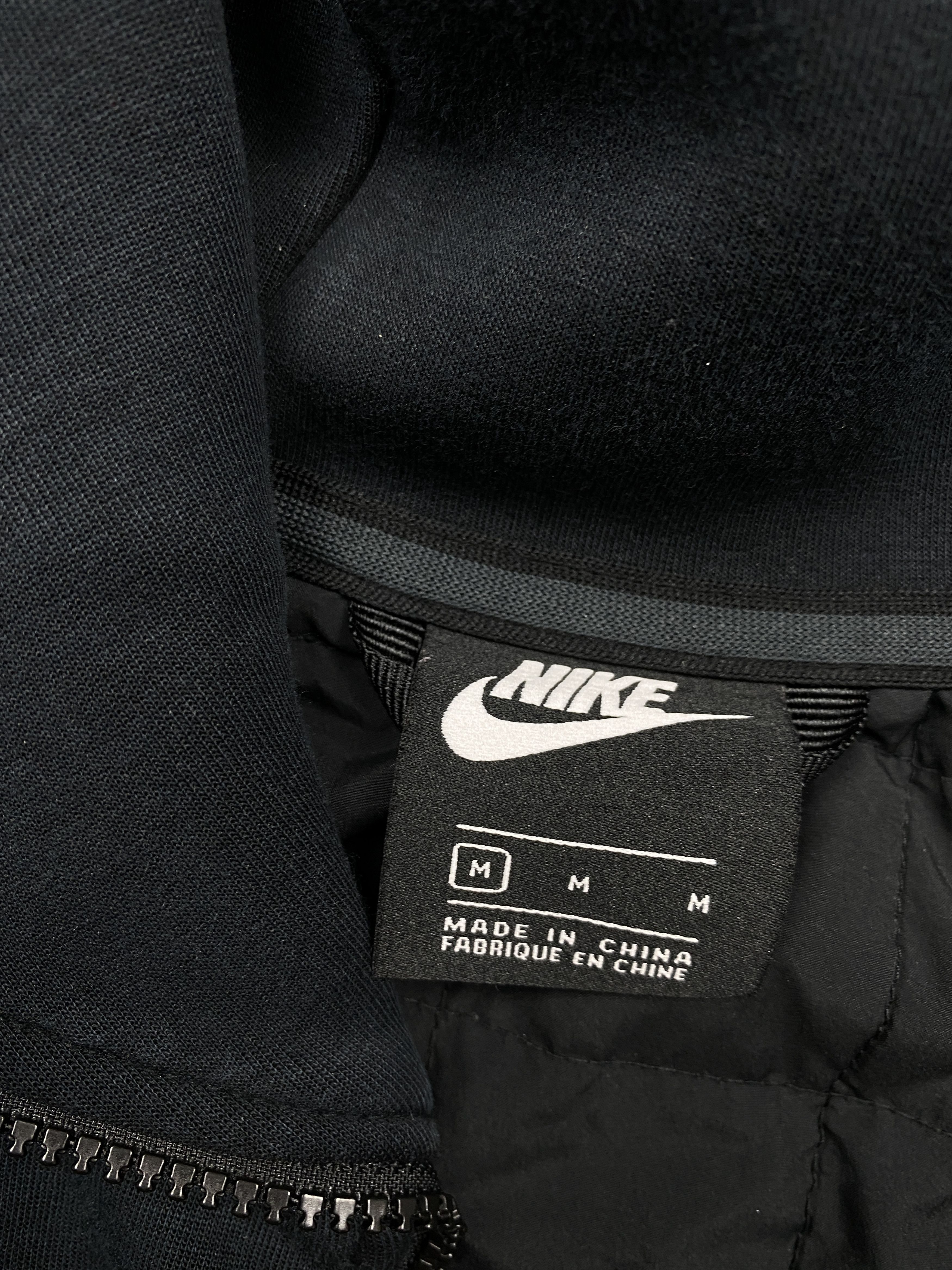 Nike × Vintage Nike Tech Fleece Nylon Back Mens Zip Hoodie Size US M / EU 48-50 / 2 - 4 Thumbnail