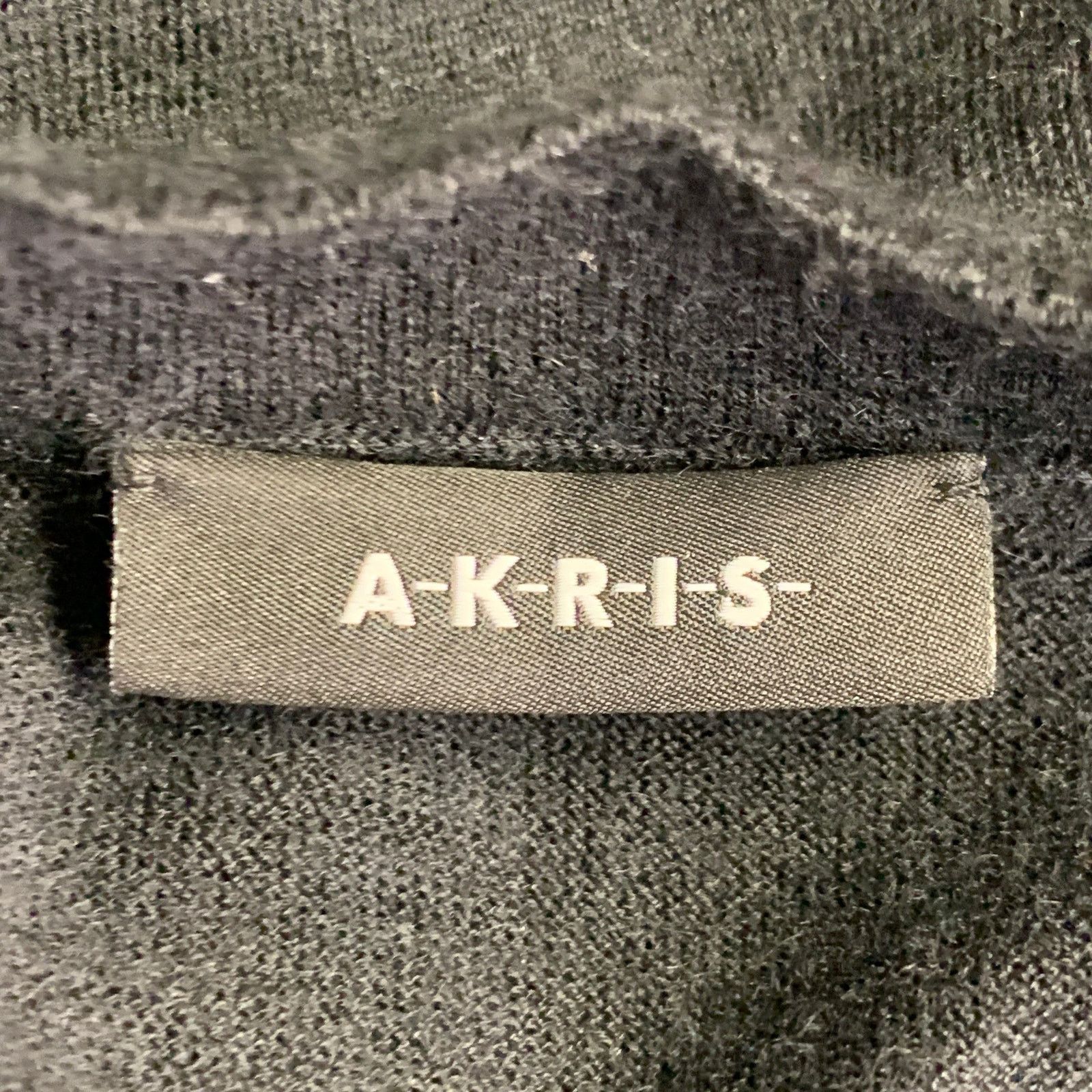 Akris AKRIS Size 12 Black Cashmere Layered Crew Neck Pullover Size XL / US 12-14 / IT 48-50 - 5 Thumbnail