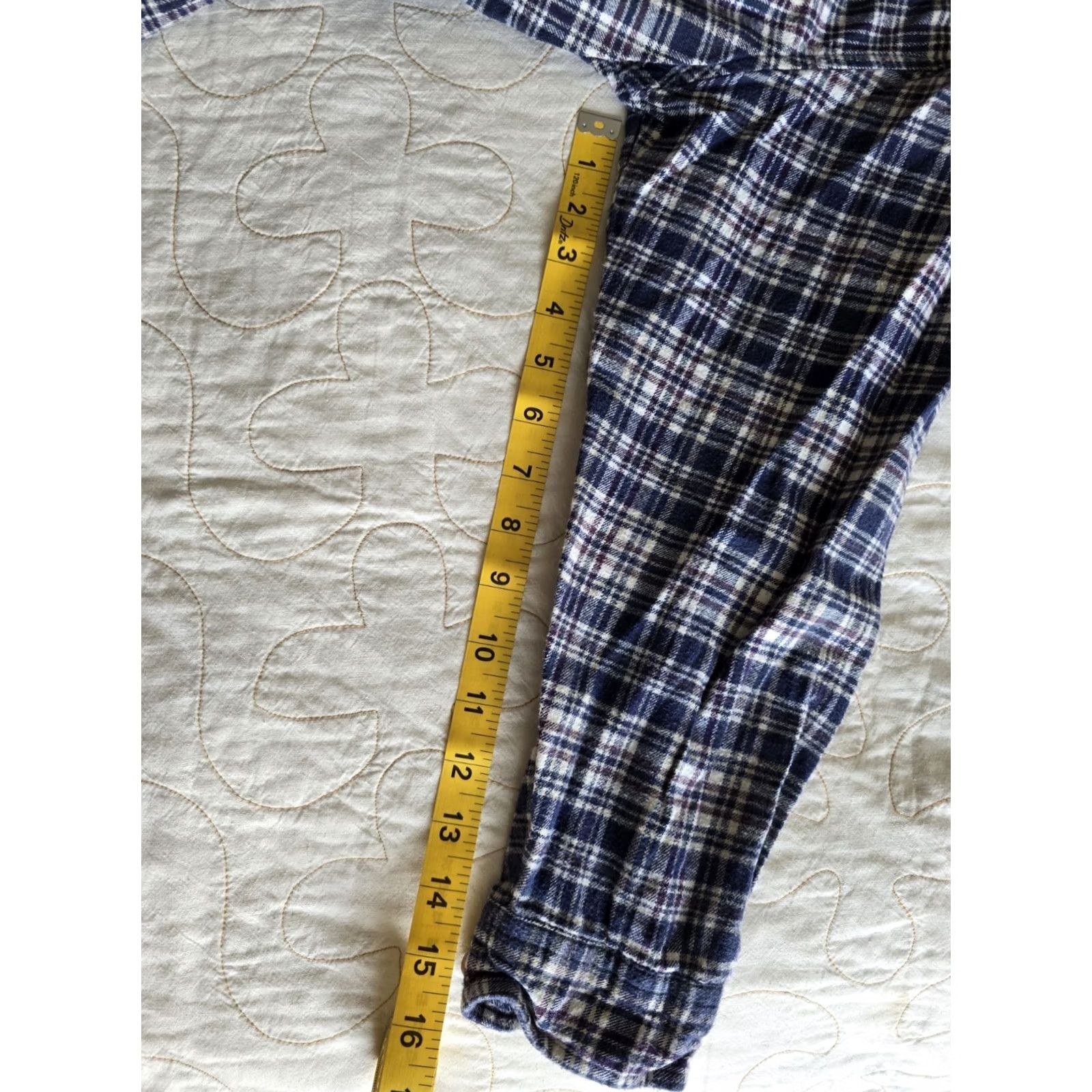 Vintage Vintage 90s Blue Plaid Button Up Mens XL Mountain Lake Grunge Skater Shirt Size US XL / EU 56 / 4 - 6 Thumbnail