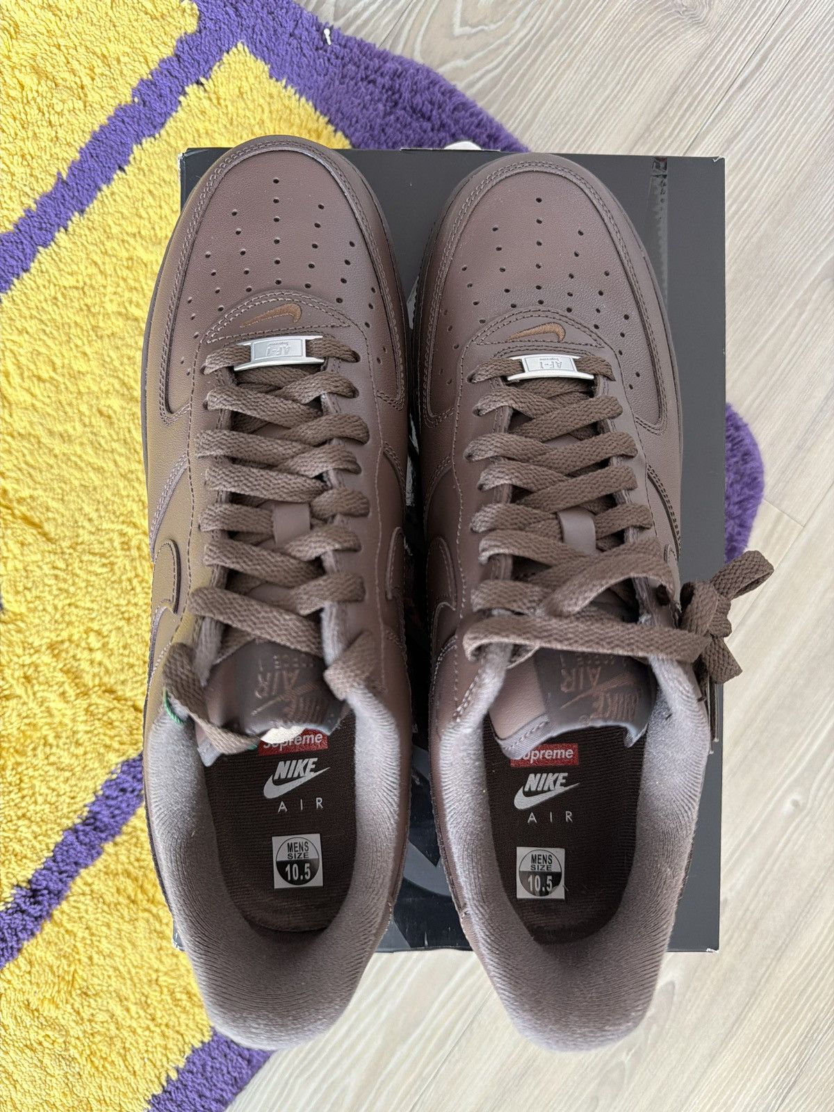 Nike × Supreme Supreme x Nike Air Force 1 low Size US 10.5 / EU 43-44 - 7 Thumbnail