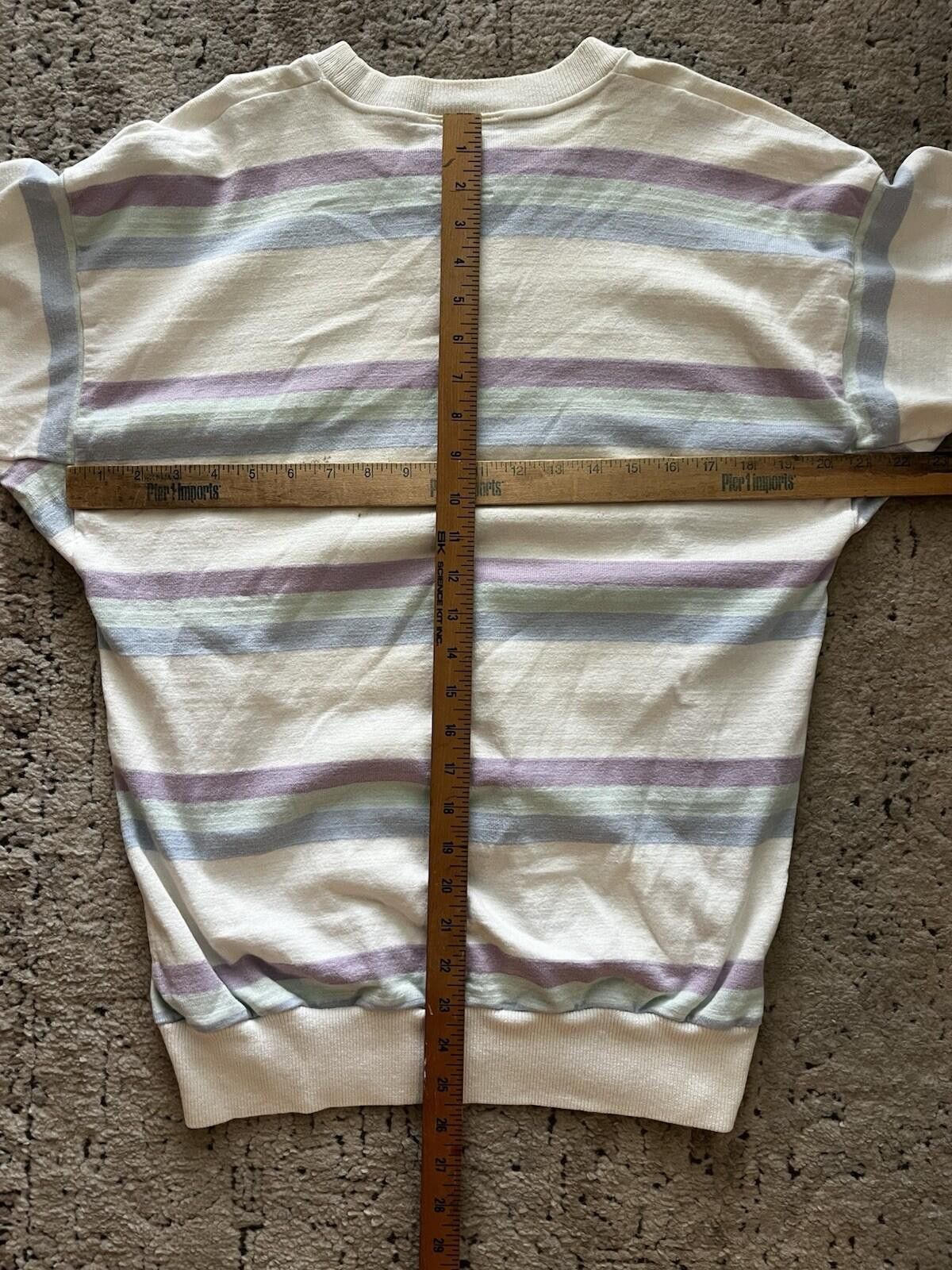 Vintage Vintage Lands' End Striped Cotton Rugby Sweatshirt Large Size US L / EU 52-54 / 3 - 6 Thumbnail