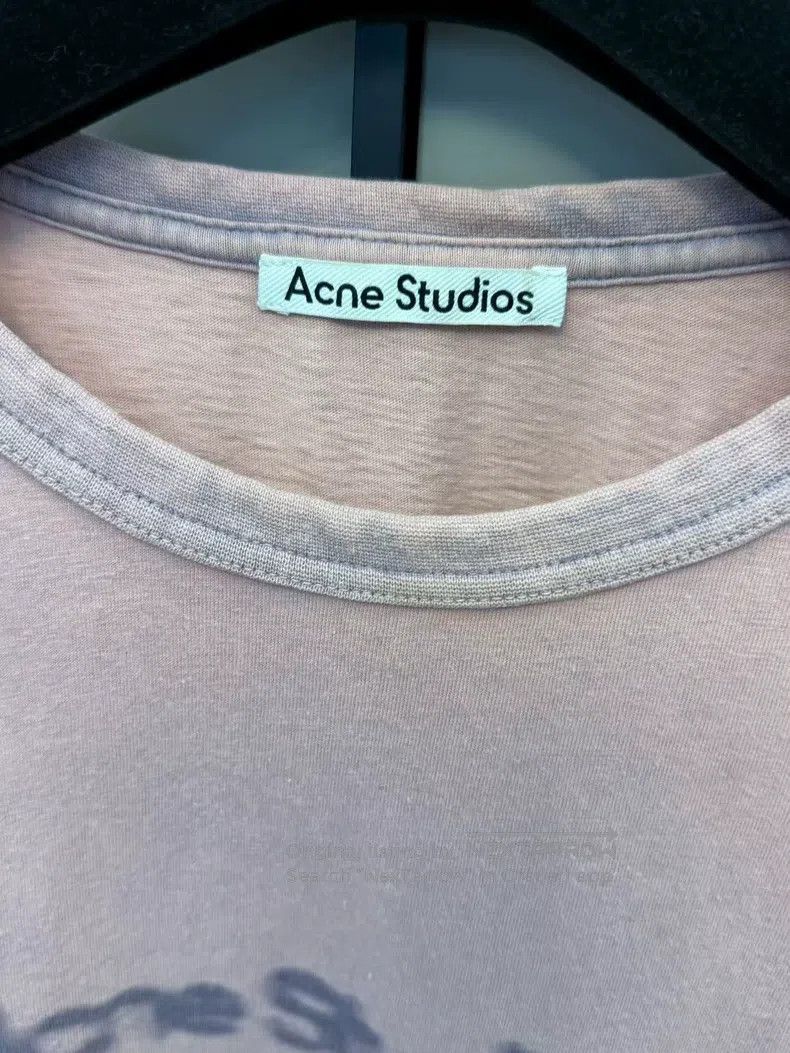 Acne Studios Acne Studios Letter Printed Slim Short Sleeve T-Shirt Size S / US 4 / IT 40 - 2 Thumbnail