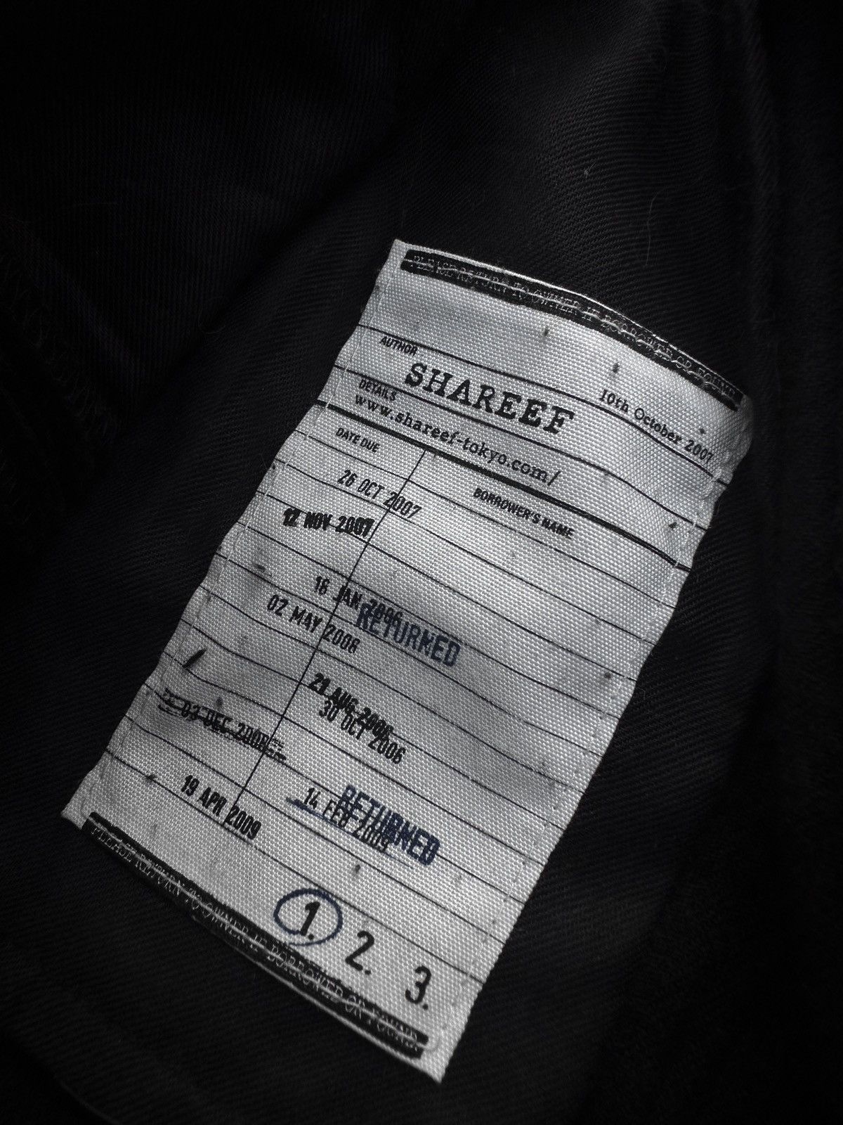 Japanese Brand × SHAREEF Shareef Black Corduroy Bondage Cargo Pants Size US 30 / EU 46 - 15 Thumbnail