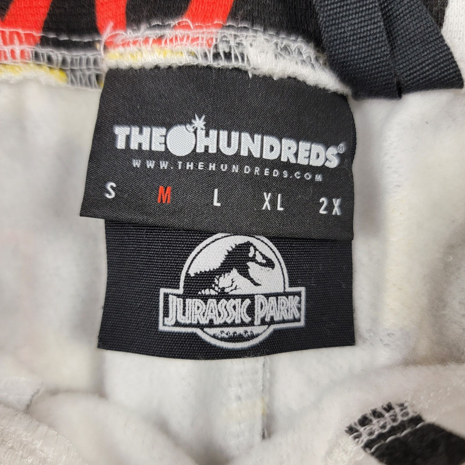 The Hundreds The Hundreds x Jurassic Park Mens Joggers White Sz M (826) Size US 34 / EU 50 - 5 Thumbnail