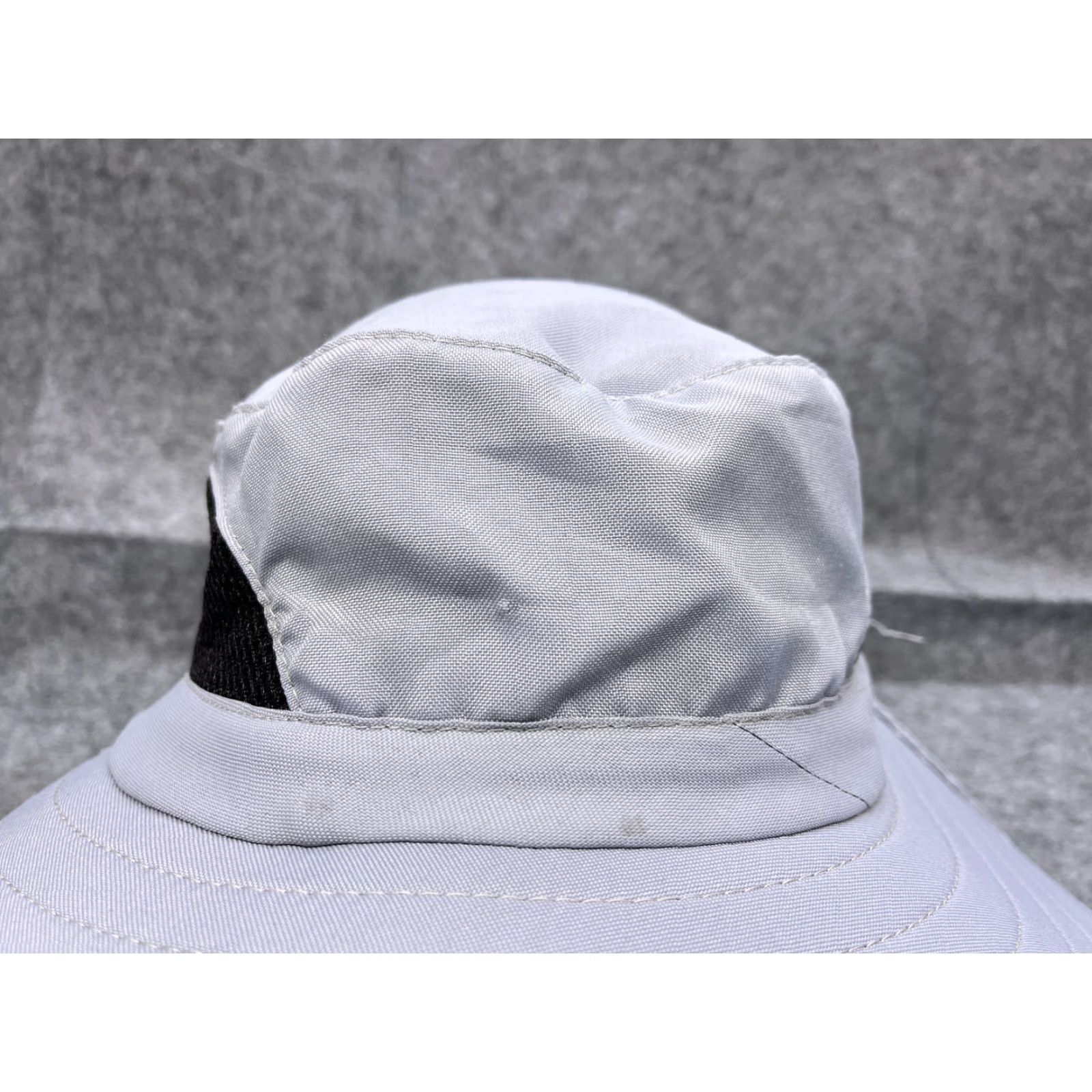 Vintage Einskey Sun Hat Adult One Size Gray Knit 100% Polyester Camp Outdoors Sun Hat Unisex Adults Size ONE SIZE - 2 Thumbnail