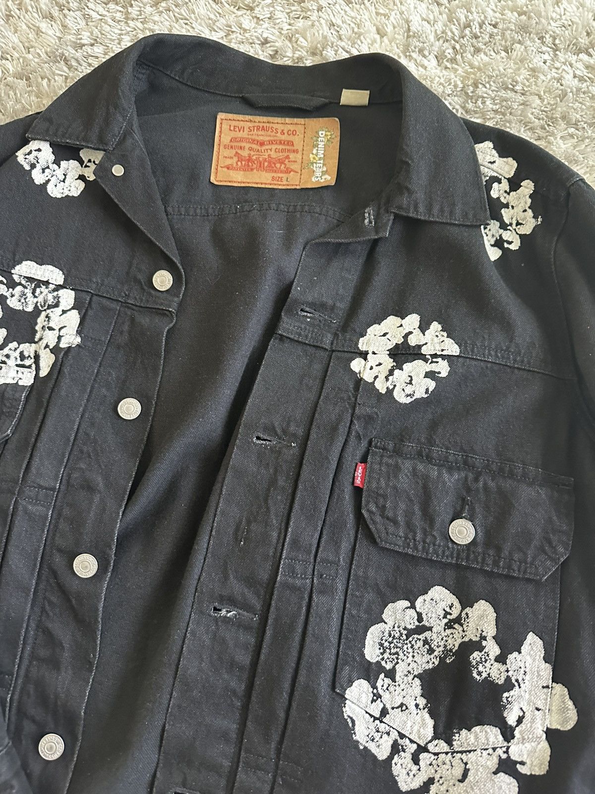 DENIM TEARS × Levi's Denim Tears x Levi’s Jean Jacket Size US L / EU 52-54 / 3 - 3 Thumbnail